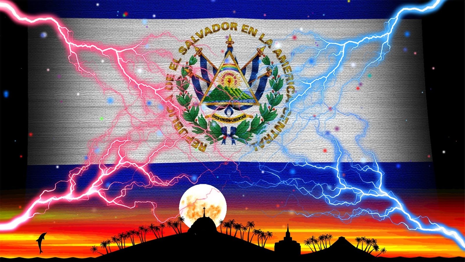 El Salvador Flag Wallpapers