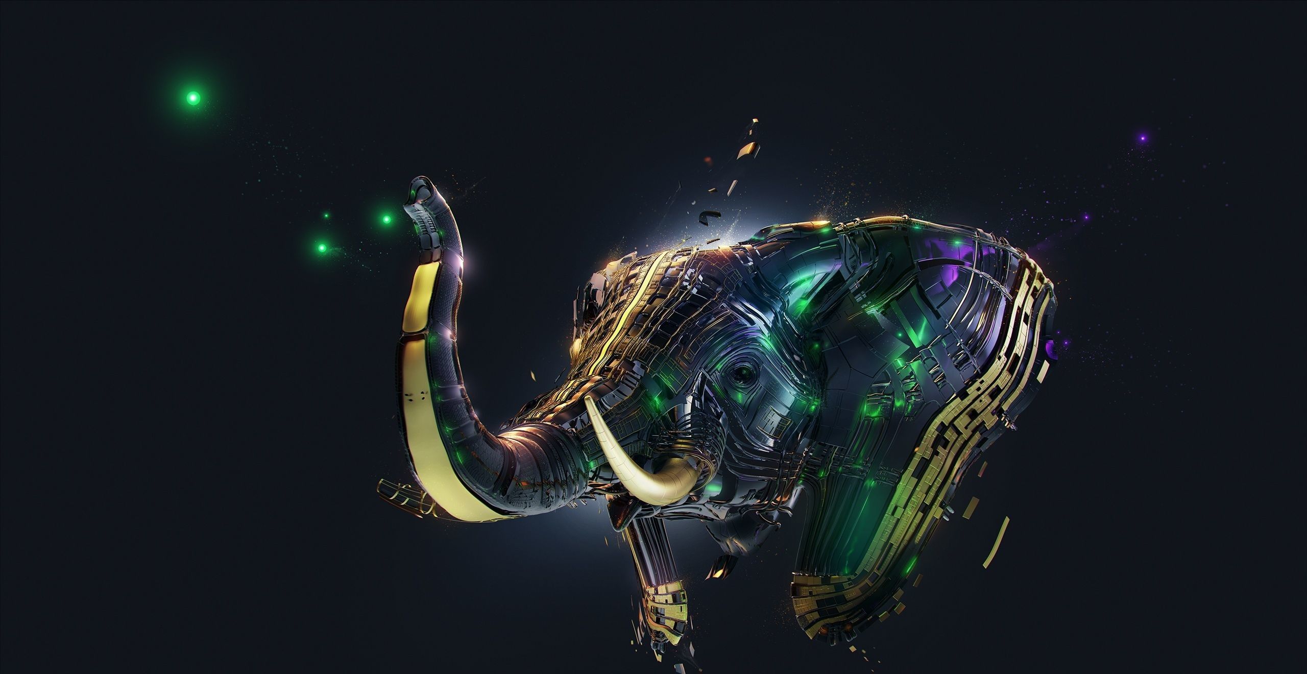 Elephant Art Wallpapers