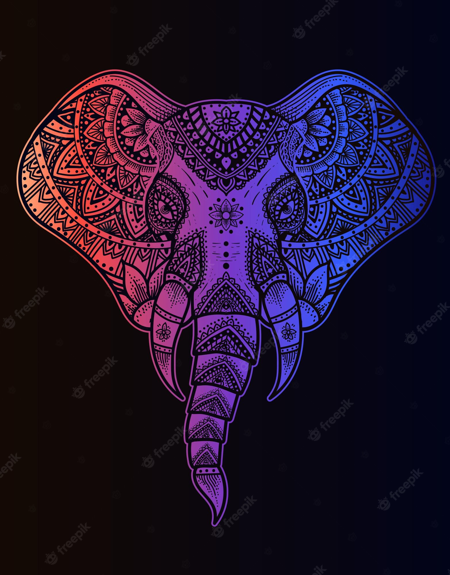 Elephant Mandala Wallpapers