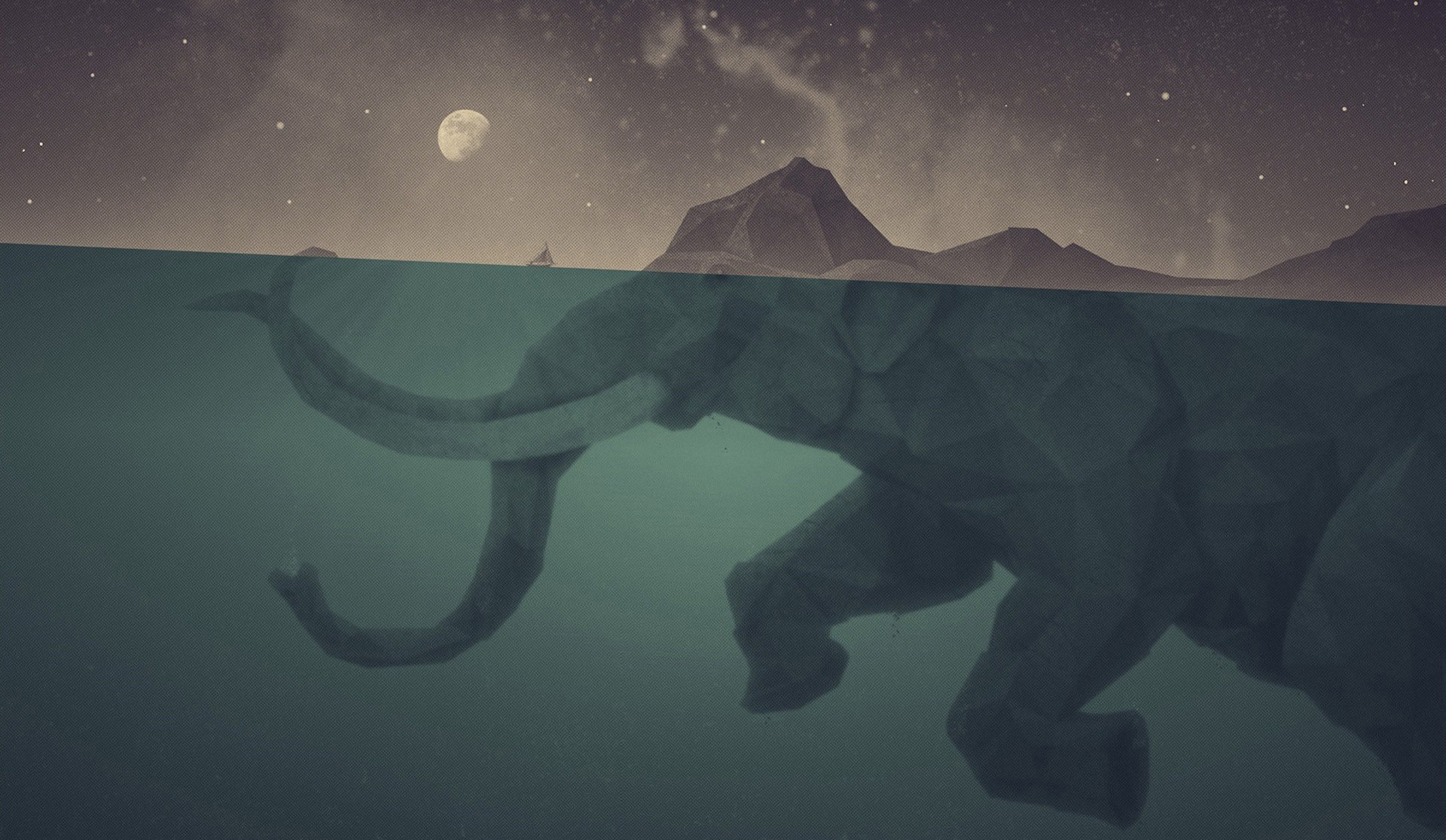 Elephant Minimalist Wallpapers