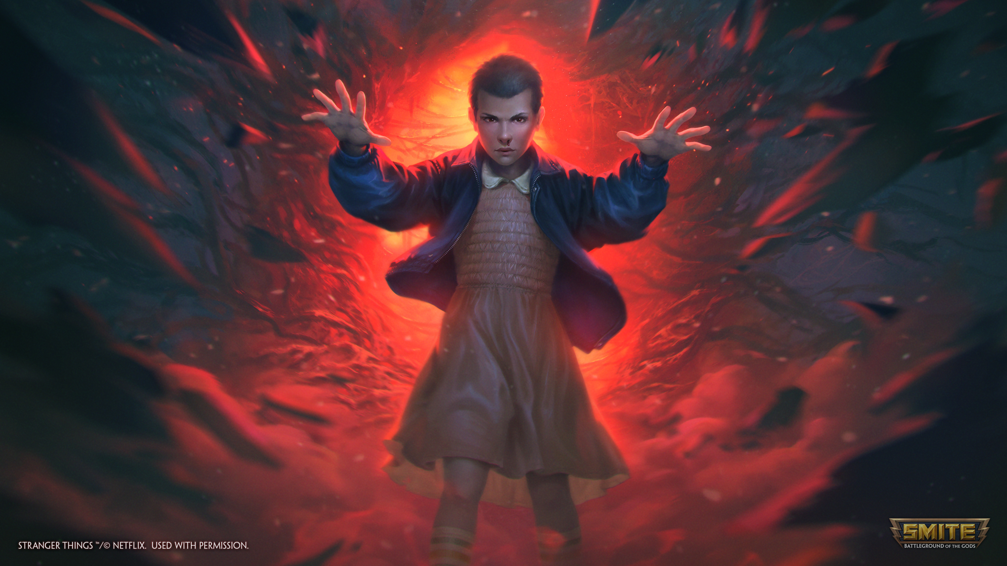 Eleven Scylla Smite X Stranger Things Wallpapers