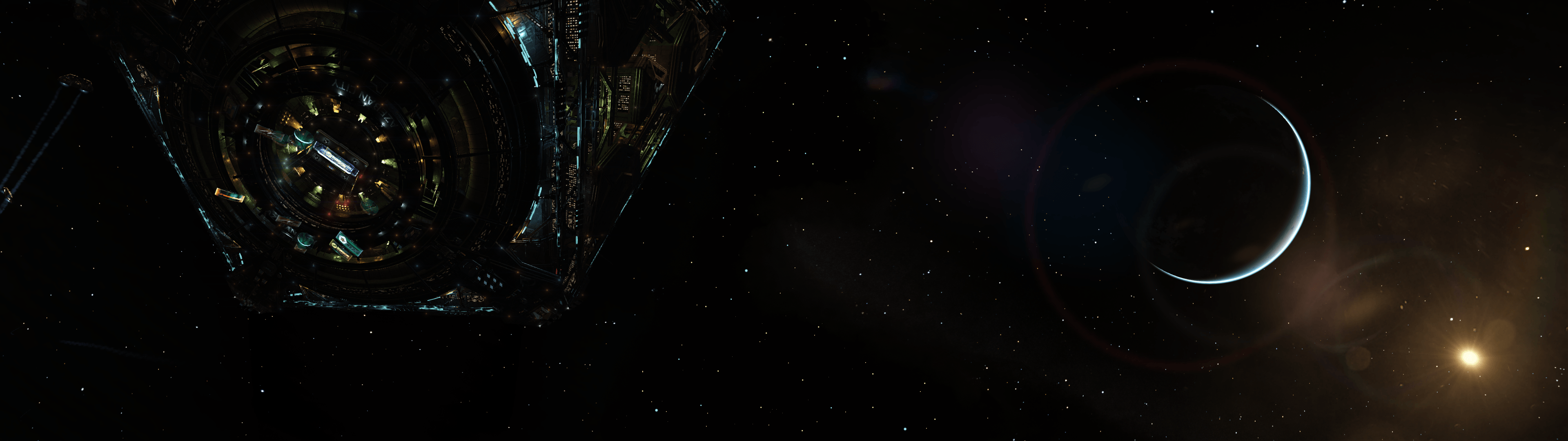 Elite Dangerous Dual Monitor Wallpapers