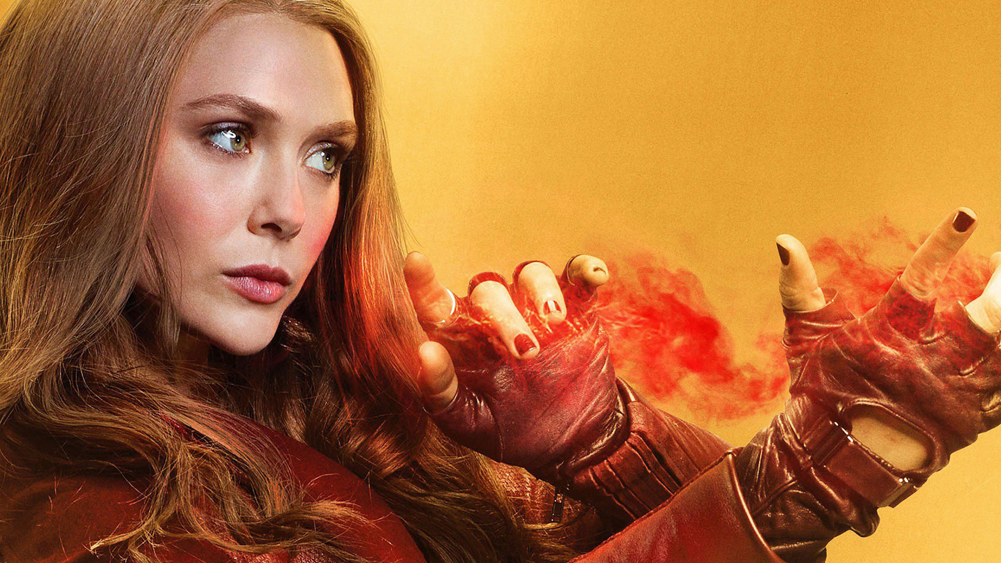 Elizabeth Olsen 4K Marvels Wandavision Wallpapers