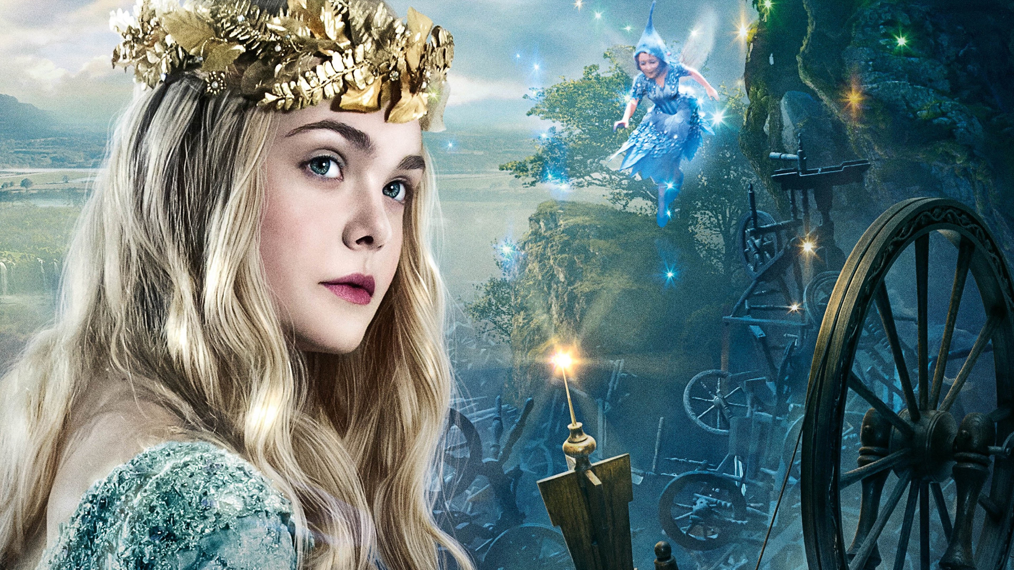 Elle Fanning As Princess Aurora In Maleficent 2 Wallpapers