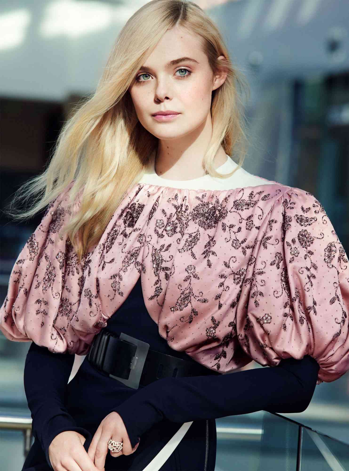 Elle Fanning At Paris Fashion Week Wallpapers