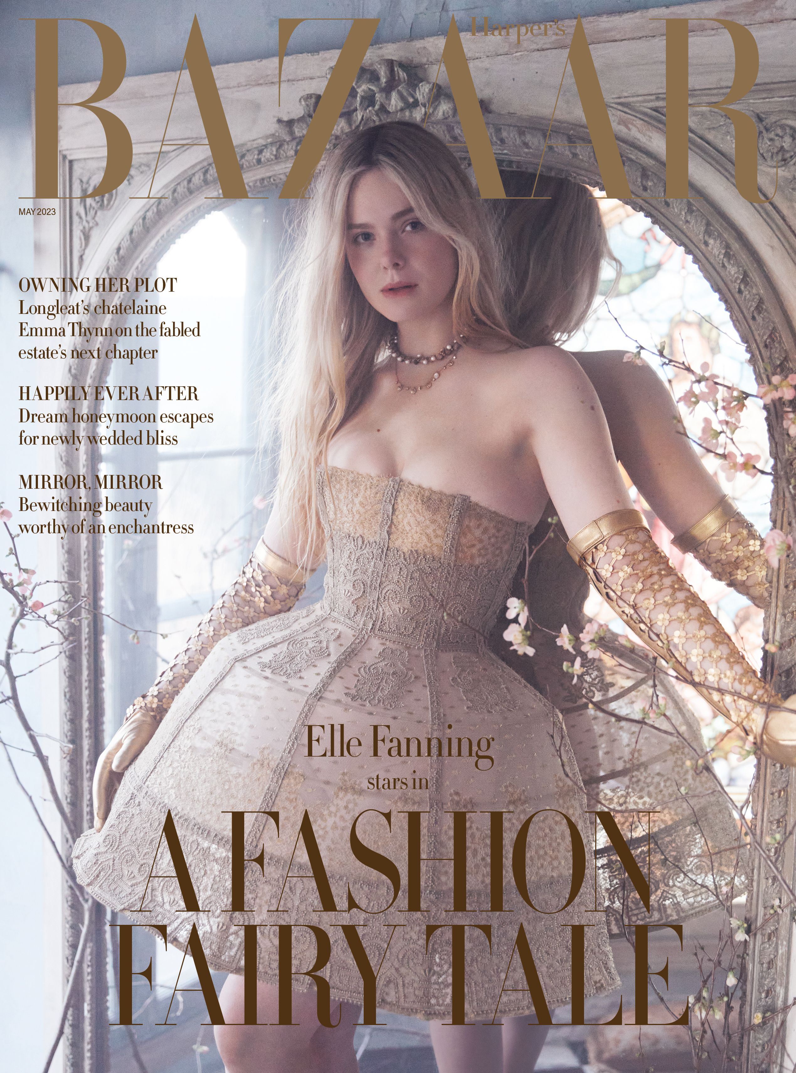 Elle Fanning Harper Bazaar Wallpapers