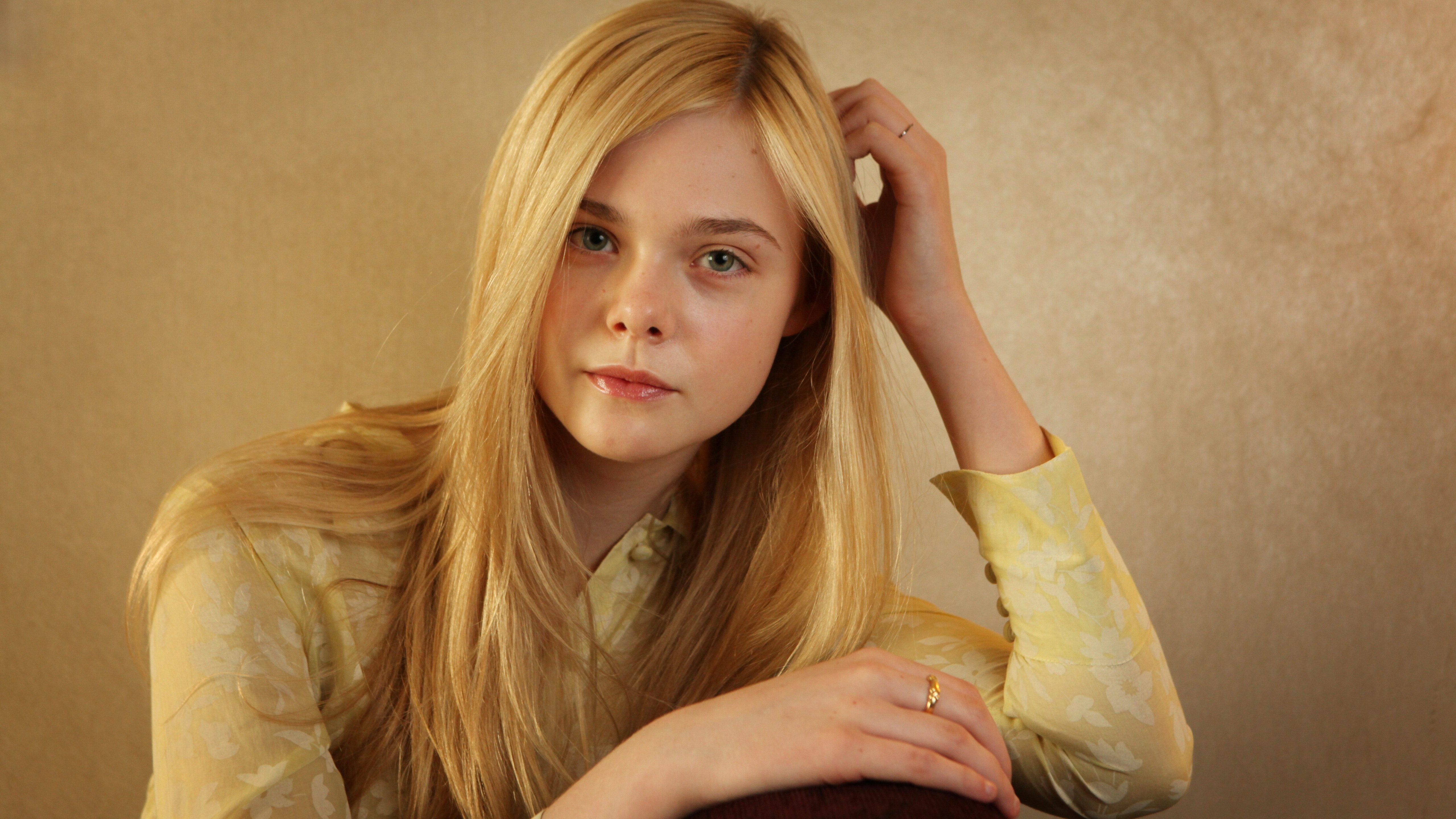 Elle Fanning Stunning Portrait Wallpapers