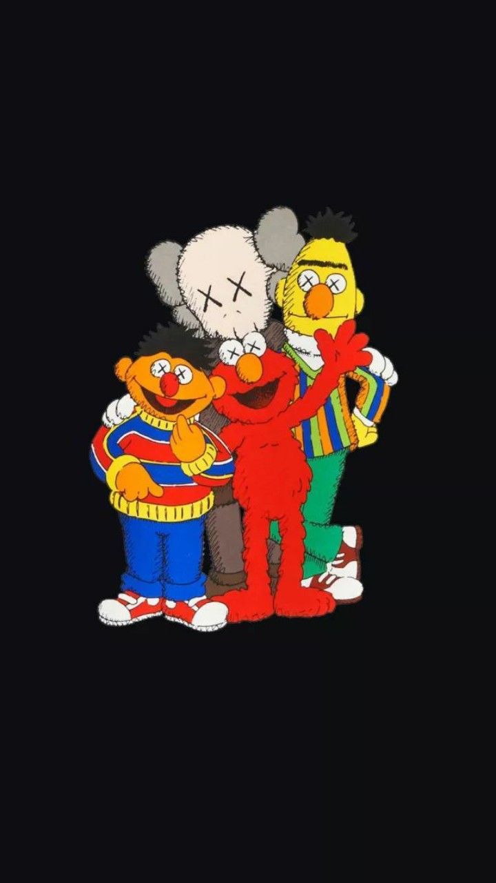 Elmo Kaws Wallpapers