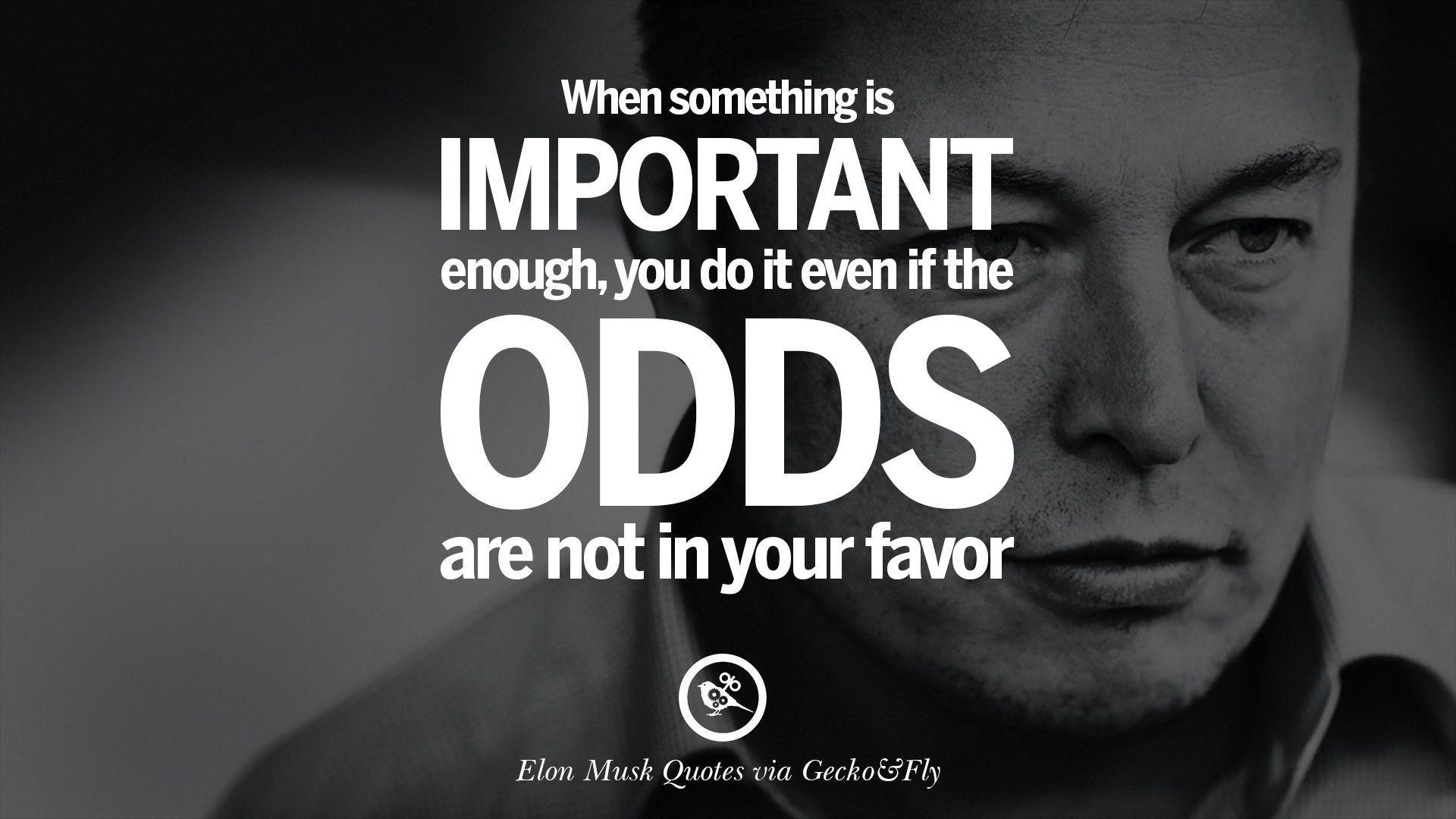 Elon Musk Quotes Wallpapers