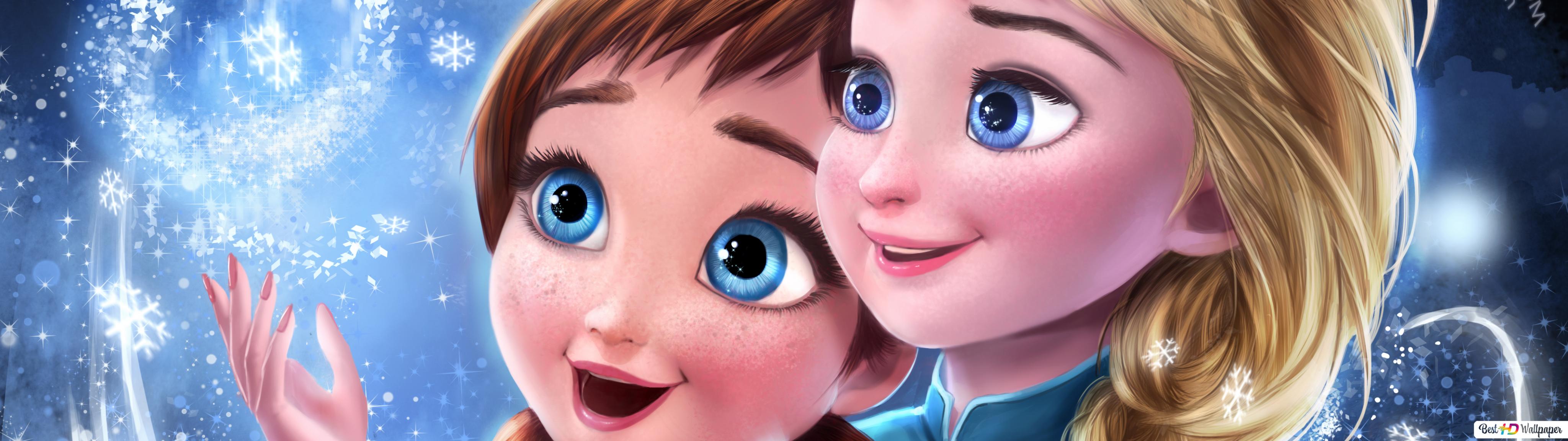 Elsa And Anna Baby Wallpapers