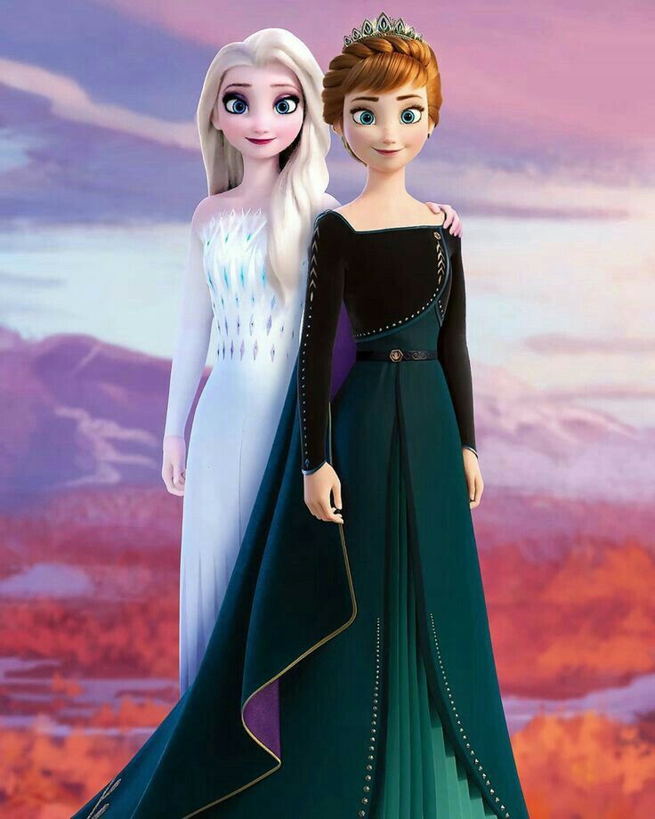 Elsa And Anna In Frozen 2 Movie Wallpapers