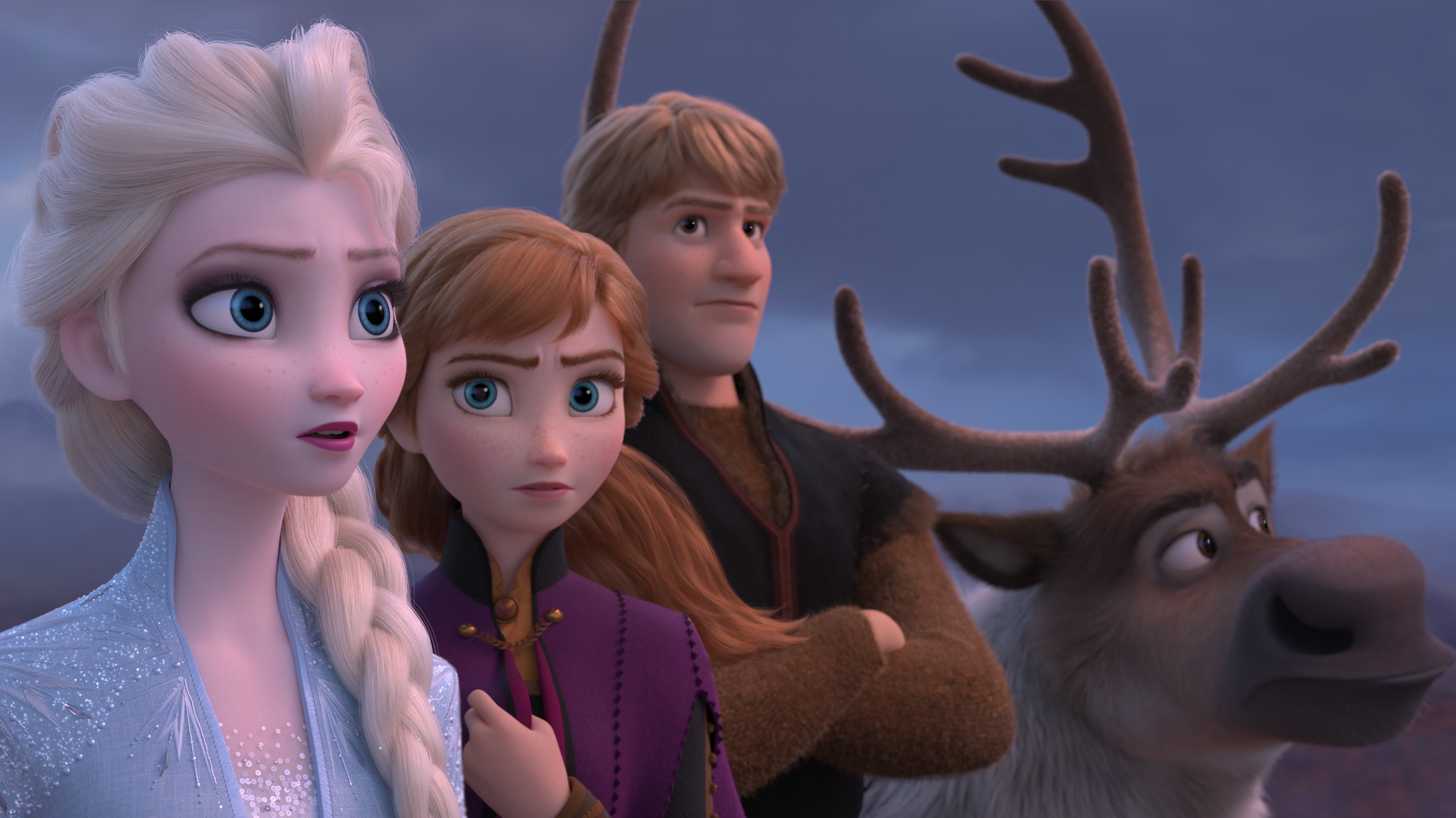 Elsa And Anna In Frozen 2 Movie Wallpapers