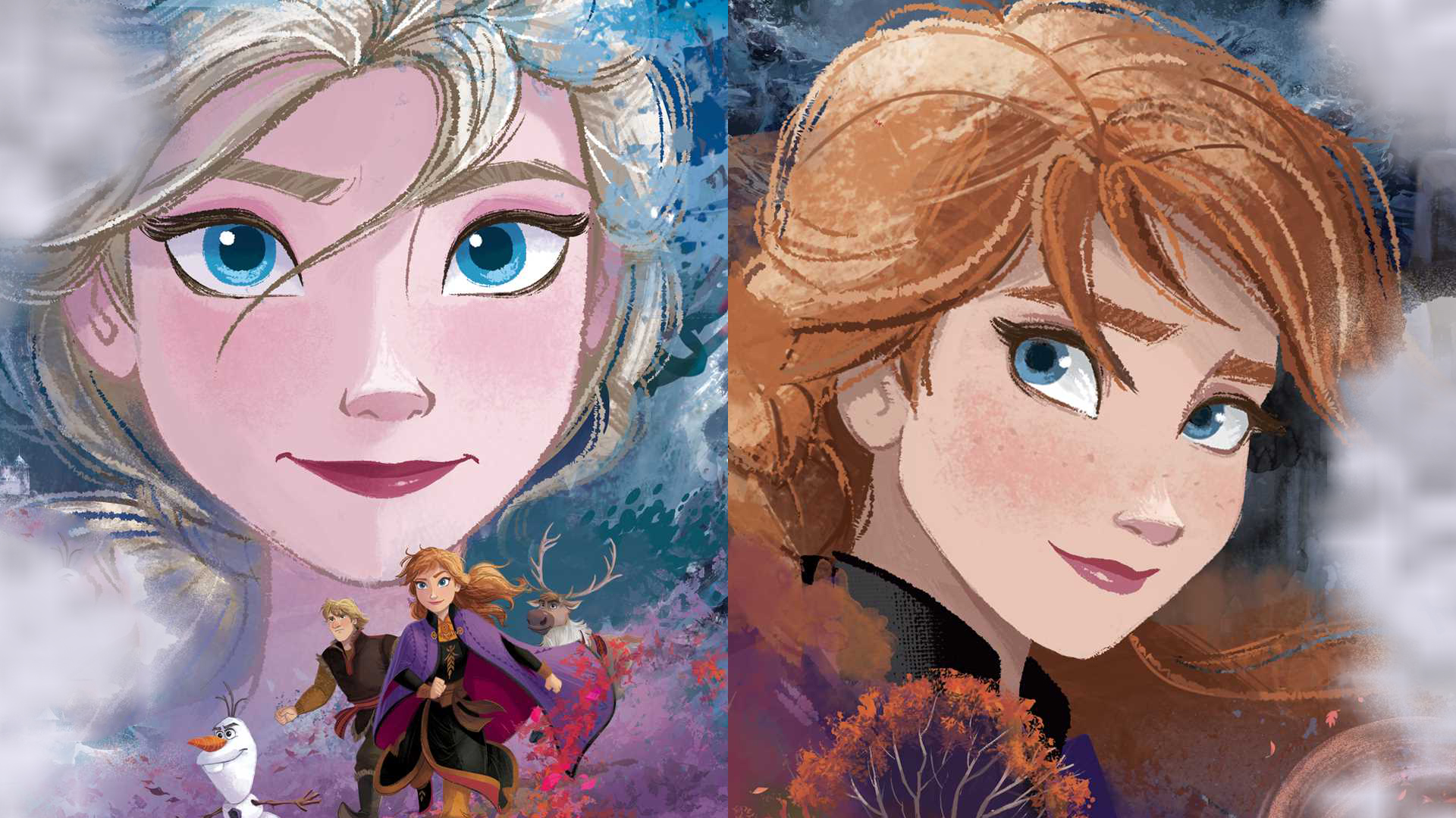 Elsa And Anna In Frozen 2 Movie Wallpapers