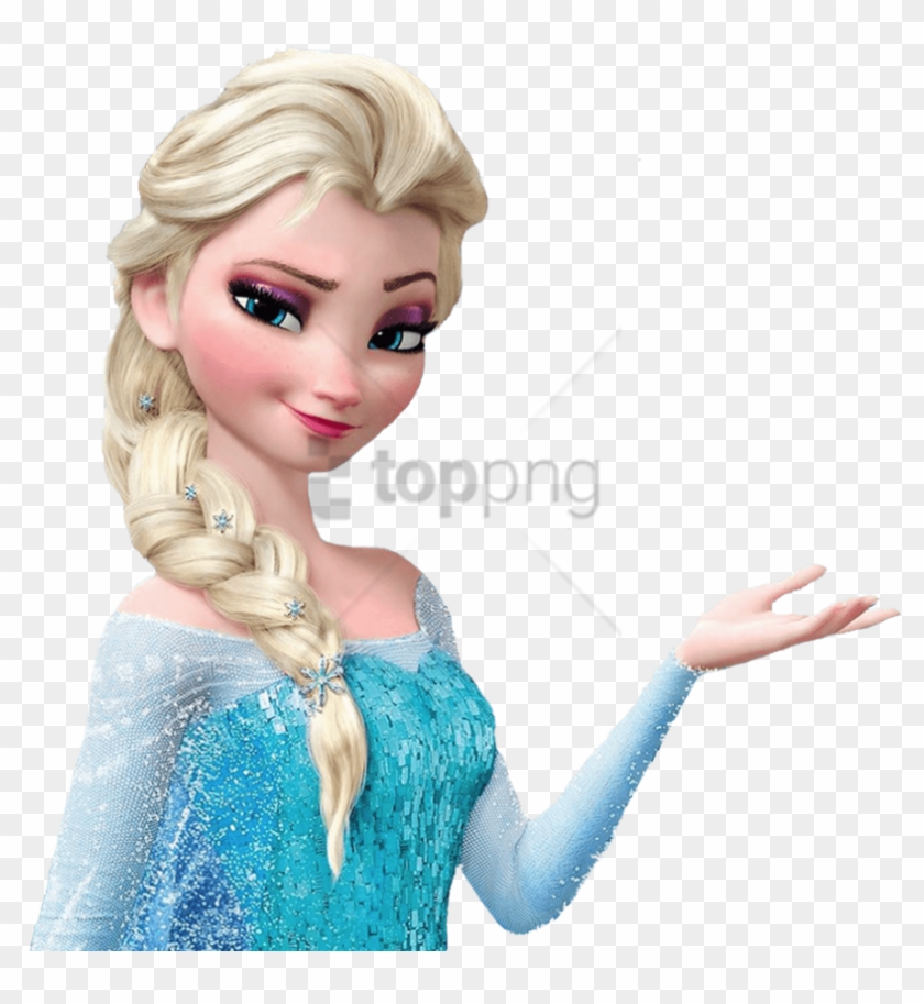 Elsa White Background