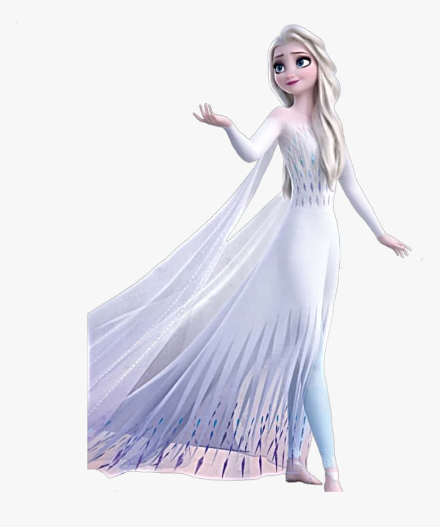 Elsa White Background