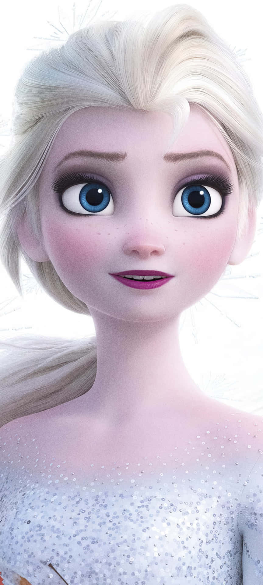 Elsa White Background