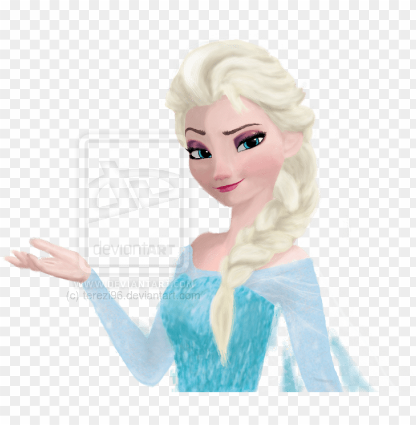 Elsa White Background