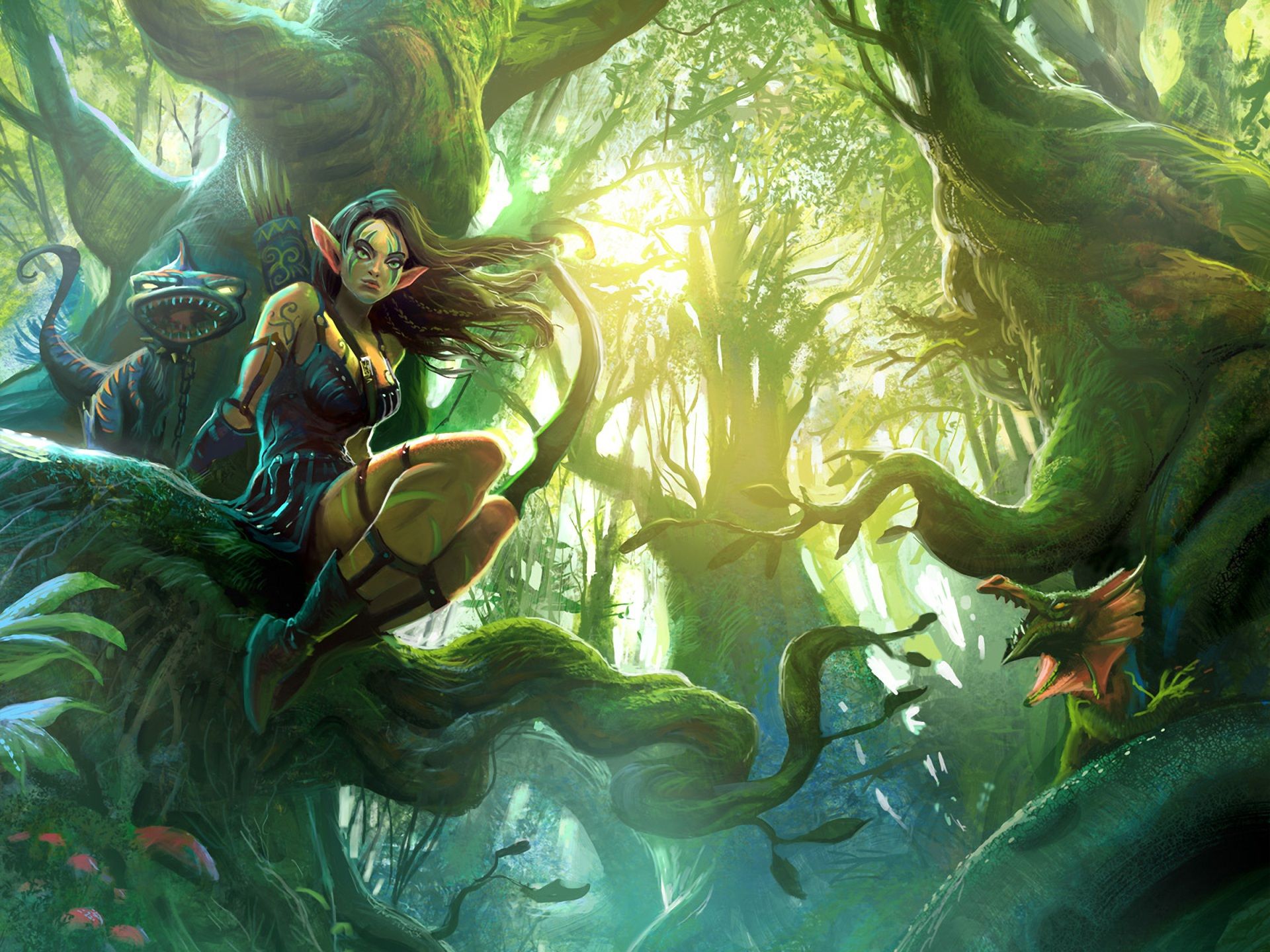 Elven Forest
 Wallpapers