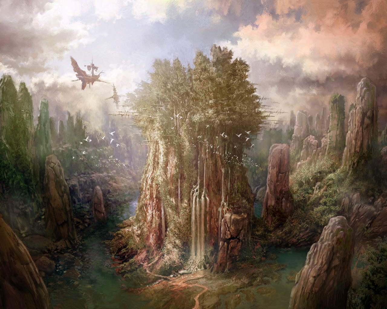 Elven Landscape Wallpapers