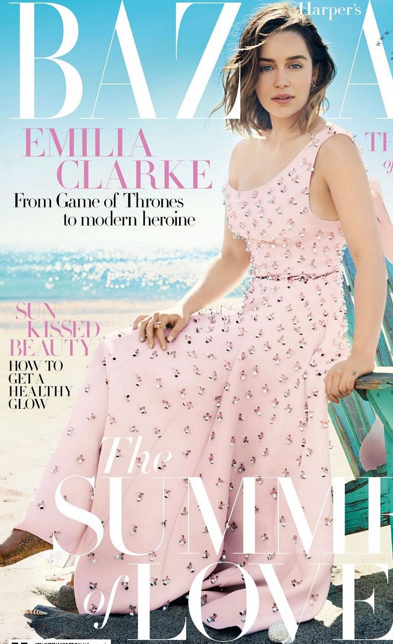 Emilia Clarke Harper Bazaar 2017 Wallpapers