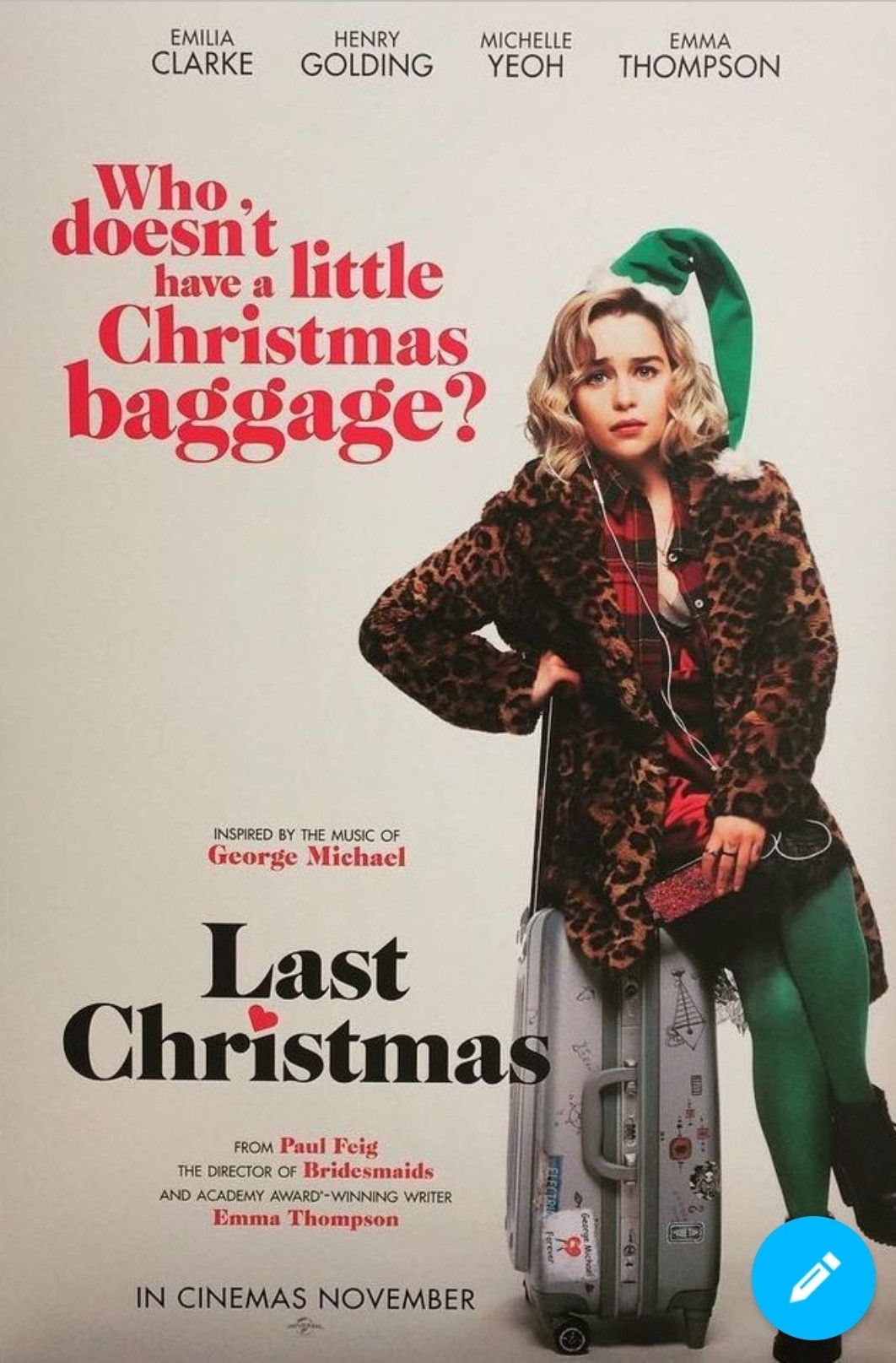Emilia Clarke Last Christmas Movie Wallpapers