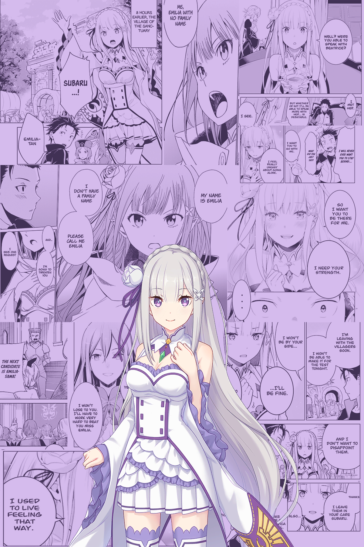 Emilia Re Zero Wallpapers