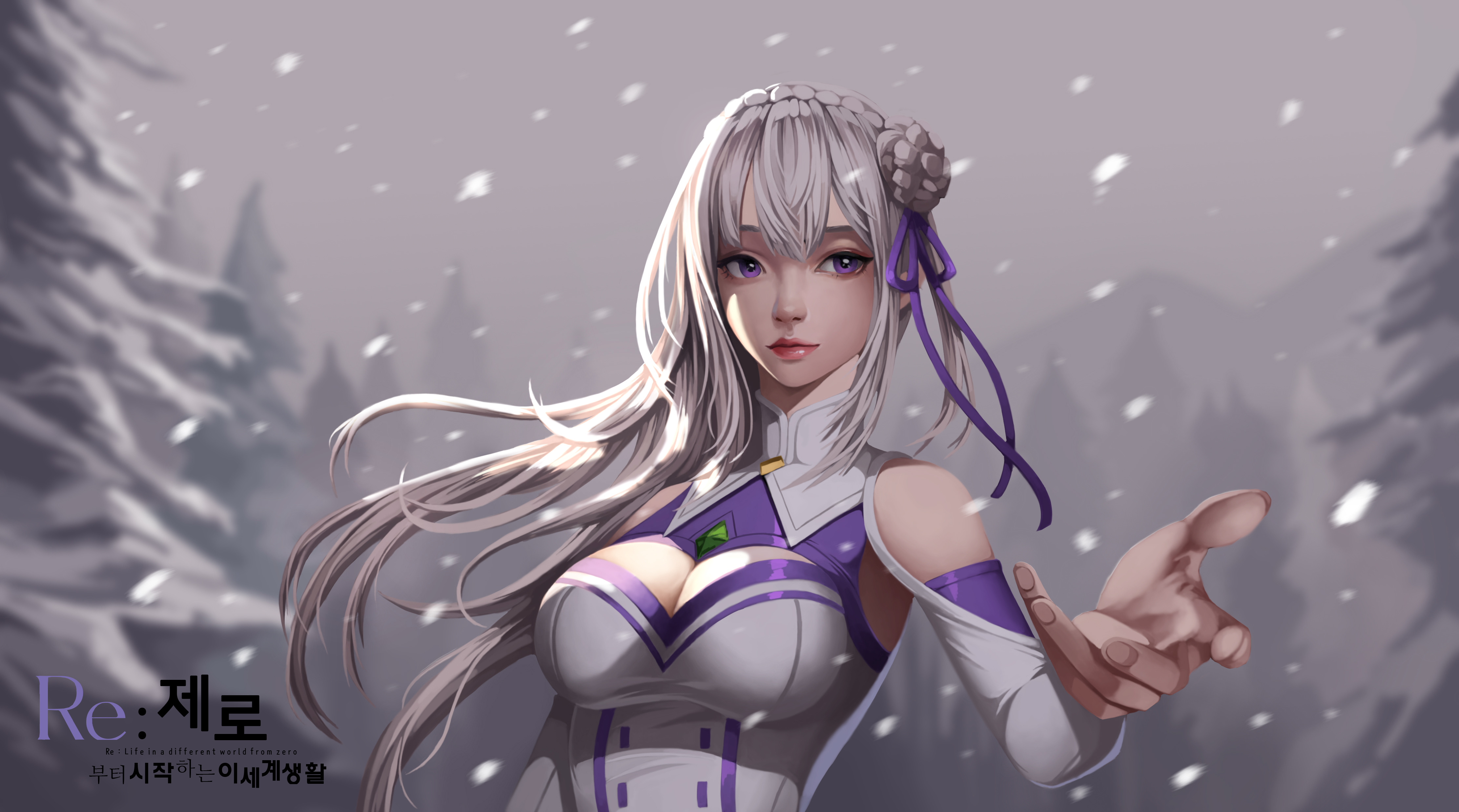 Emilia Re Zero Wallpapers