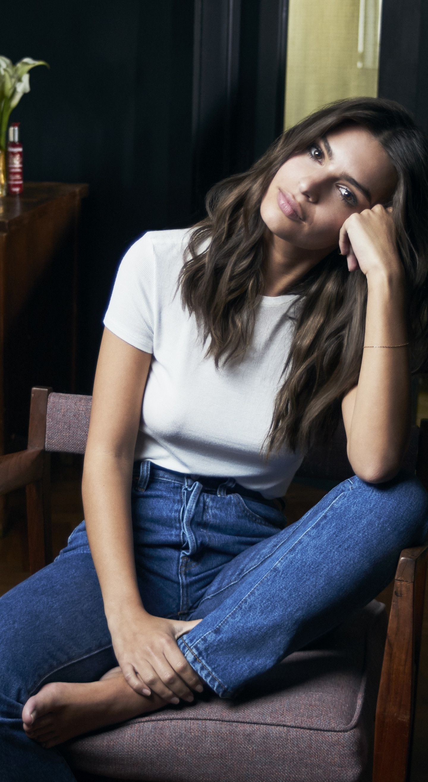 Emily Ratajkowski Denim Spring Photoshoot Wallpapers