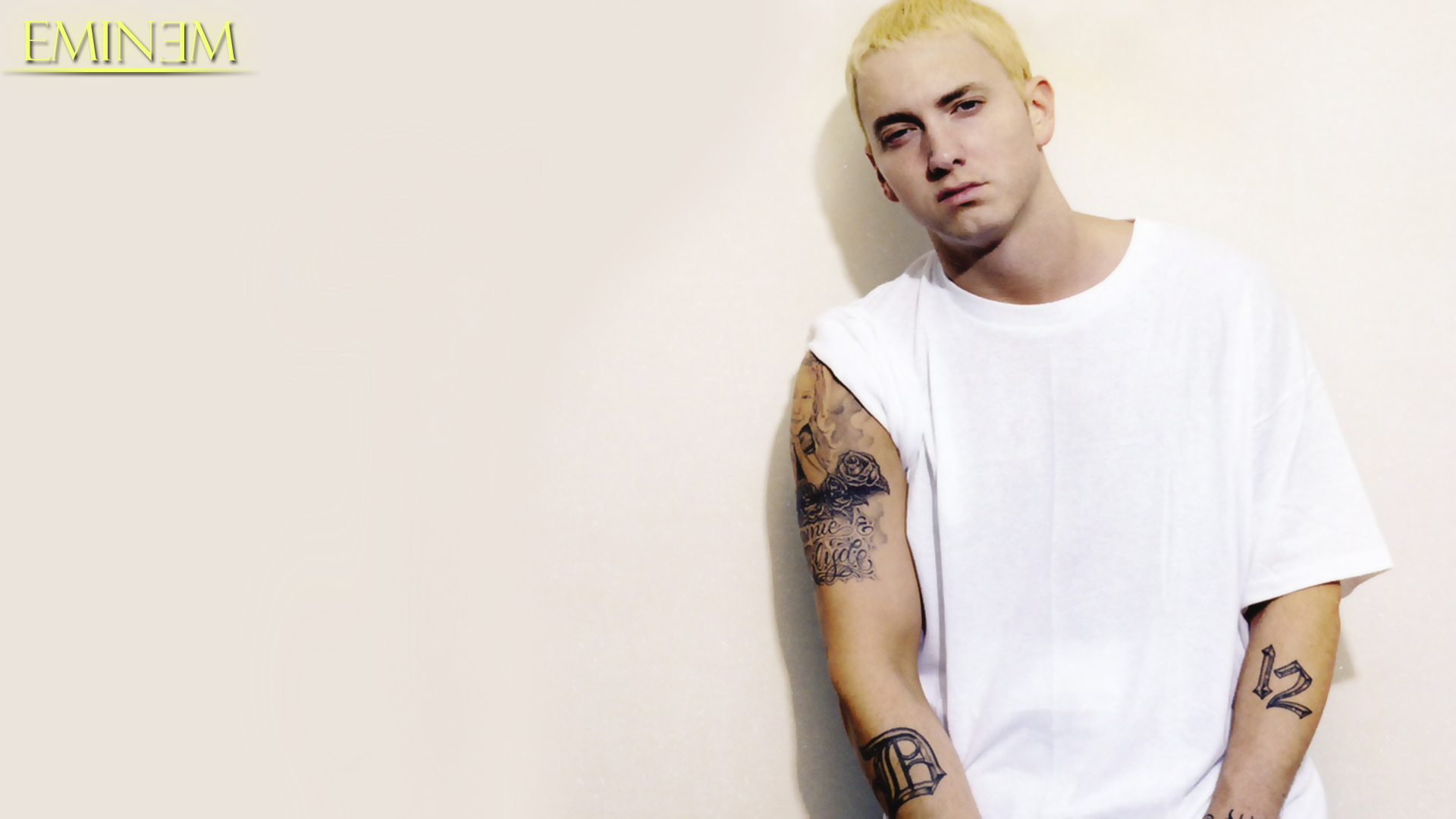Eminem White Background