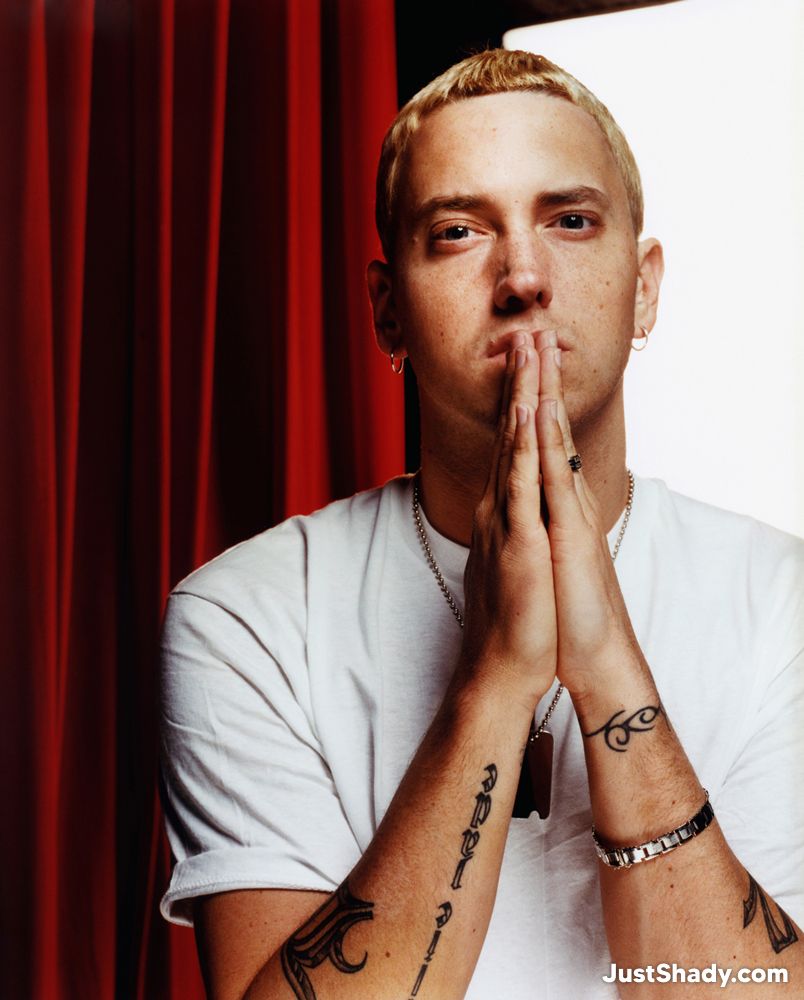 Eminem White Background