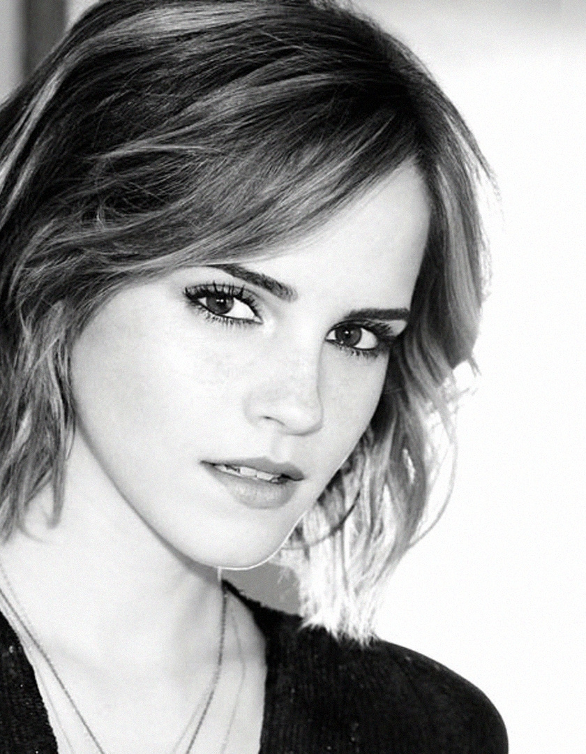 Emma Watson Moncohrome Wallpapers