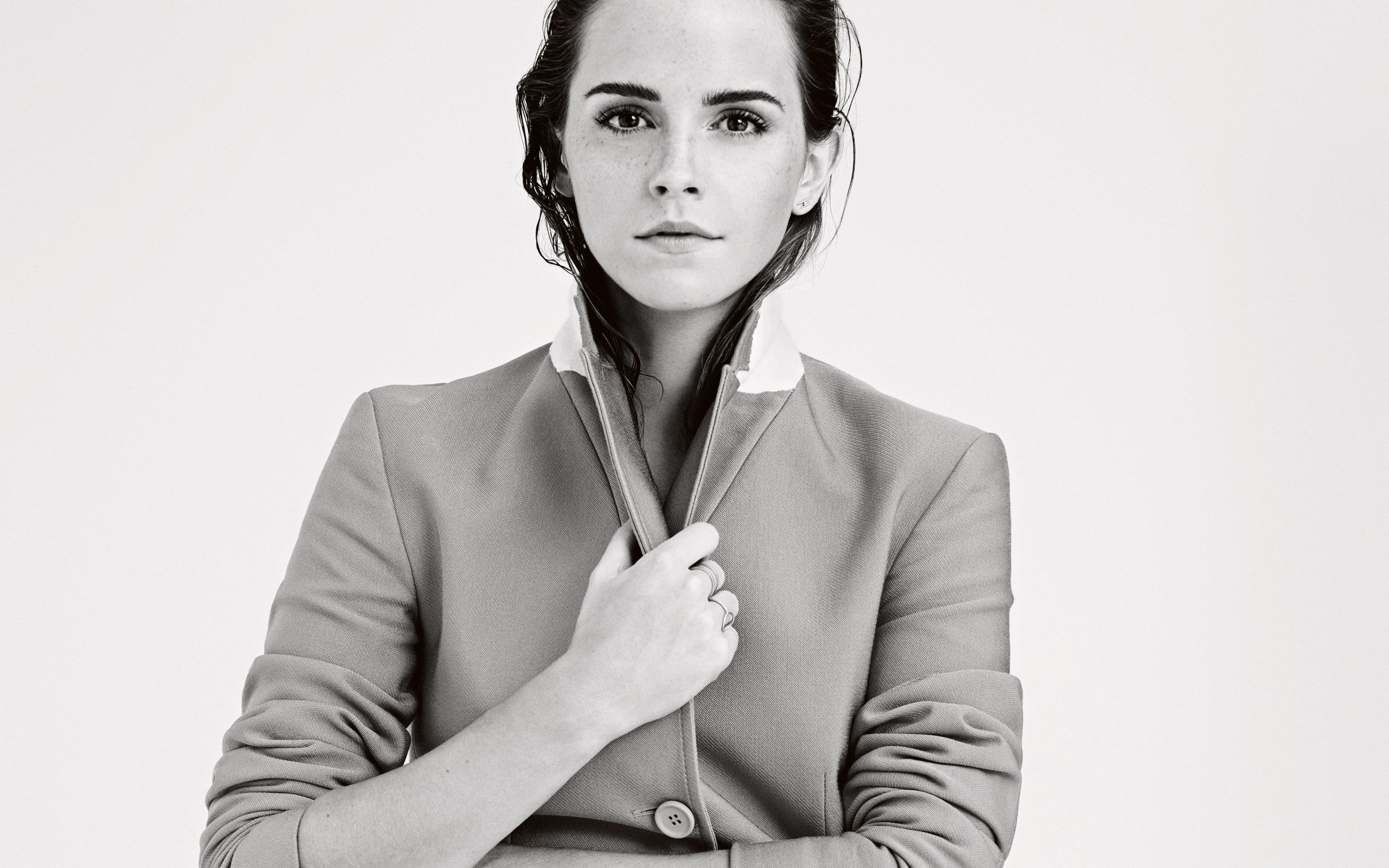 Emma Watson Monochrome 2017 Wallpapers