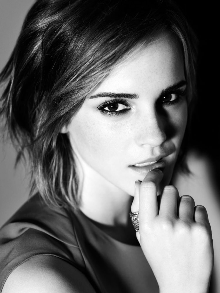 Emma Watson Monochrome 2017 Wallpapers