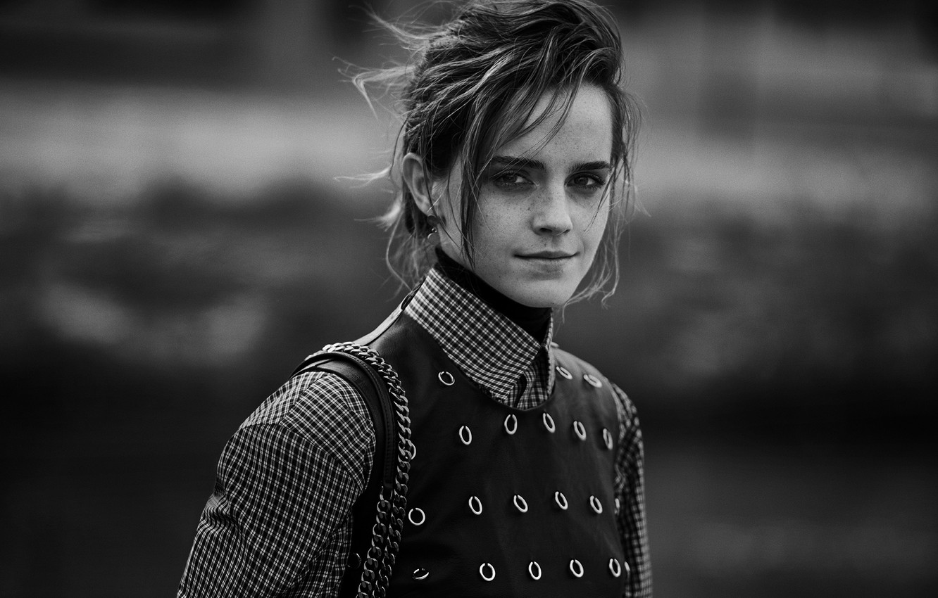 Emma Watson Monochrome 2017 Wallpapers