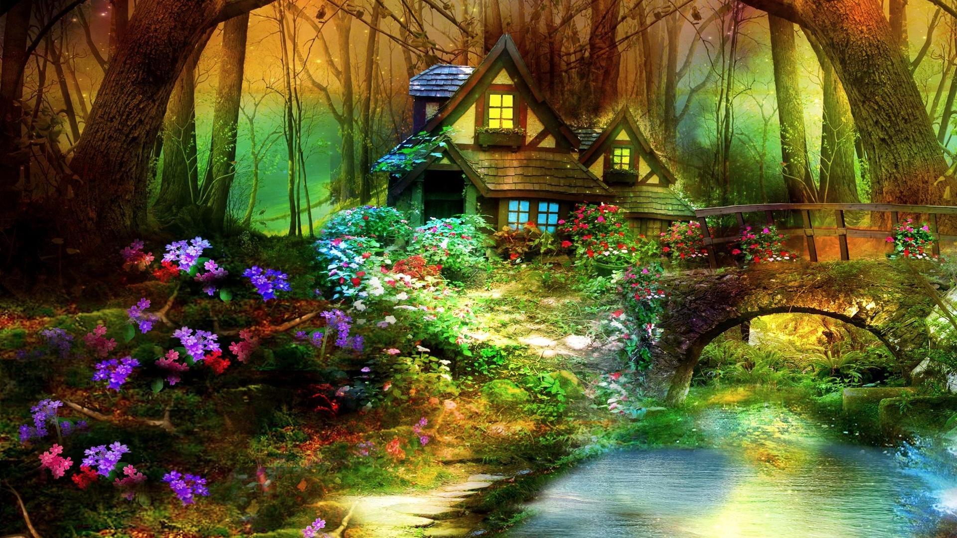 Enchanted Garden Wallpapers