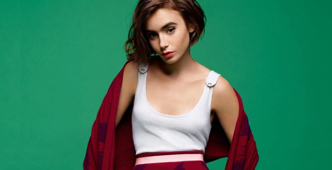 English Lily Collins Wallpapers