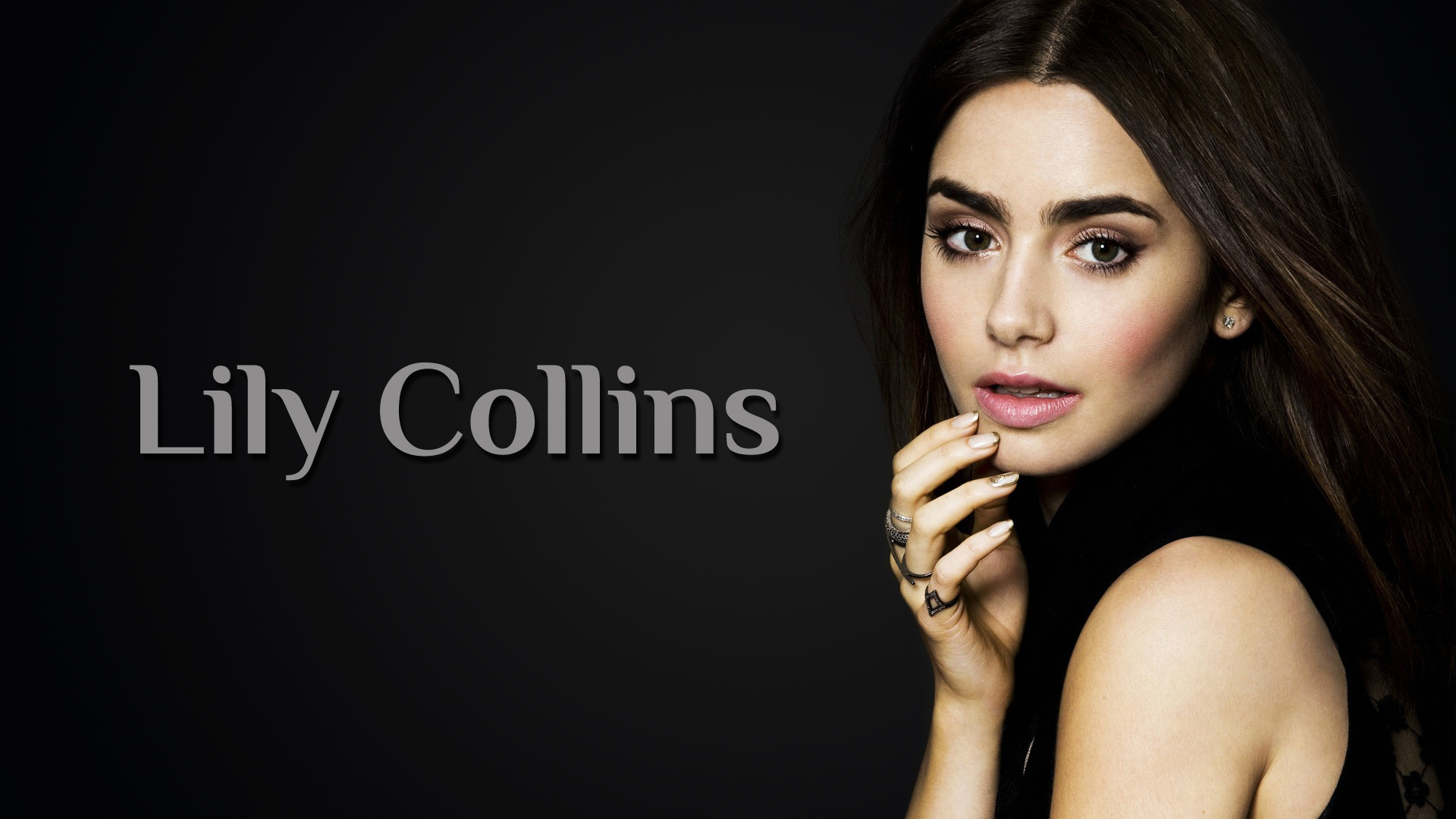 English Lily Collins Wallpapers