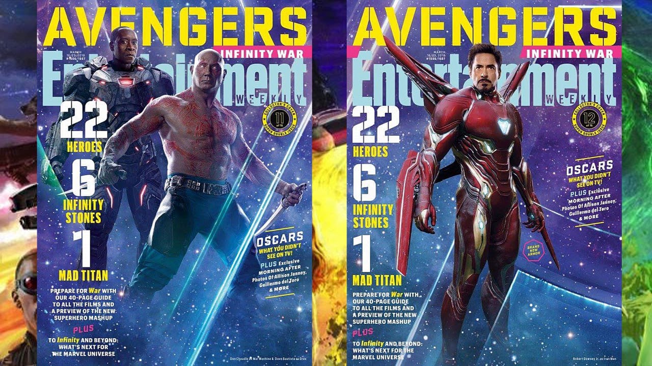 Entertainment Weekly Infinity War Comic Magazine Wallpapers