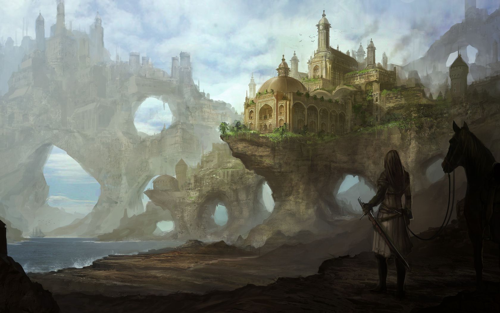 Epic Fantasy Castle Wallpapers