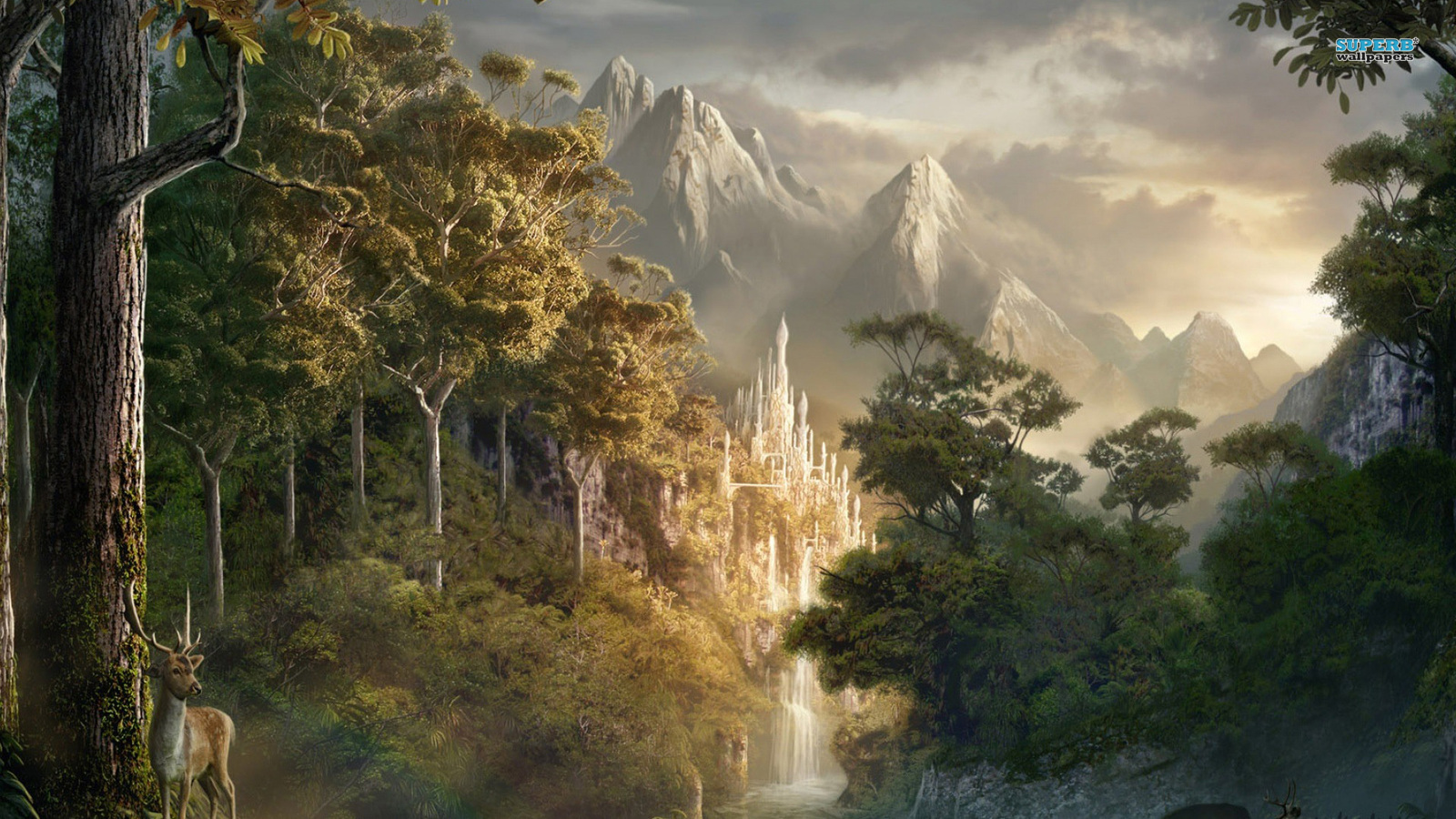 Epic Fantasy Castle Wallpapers