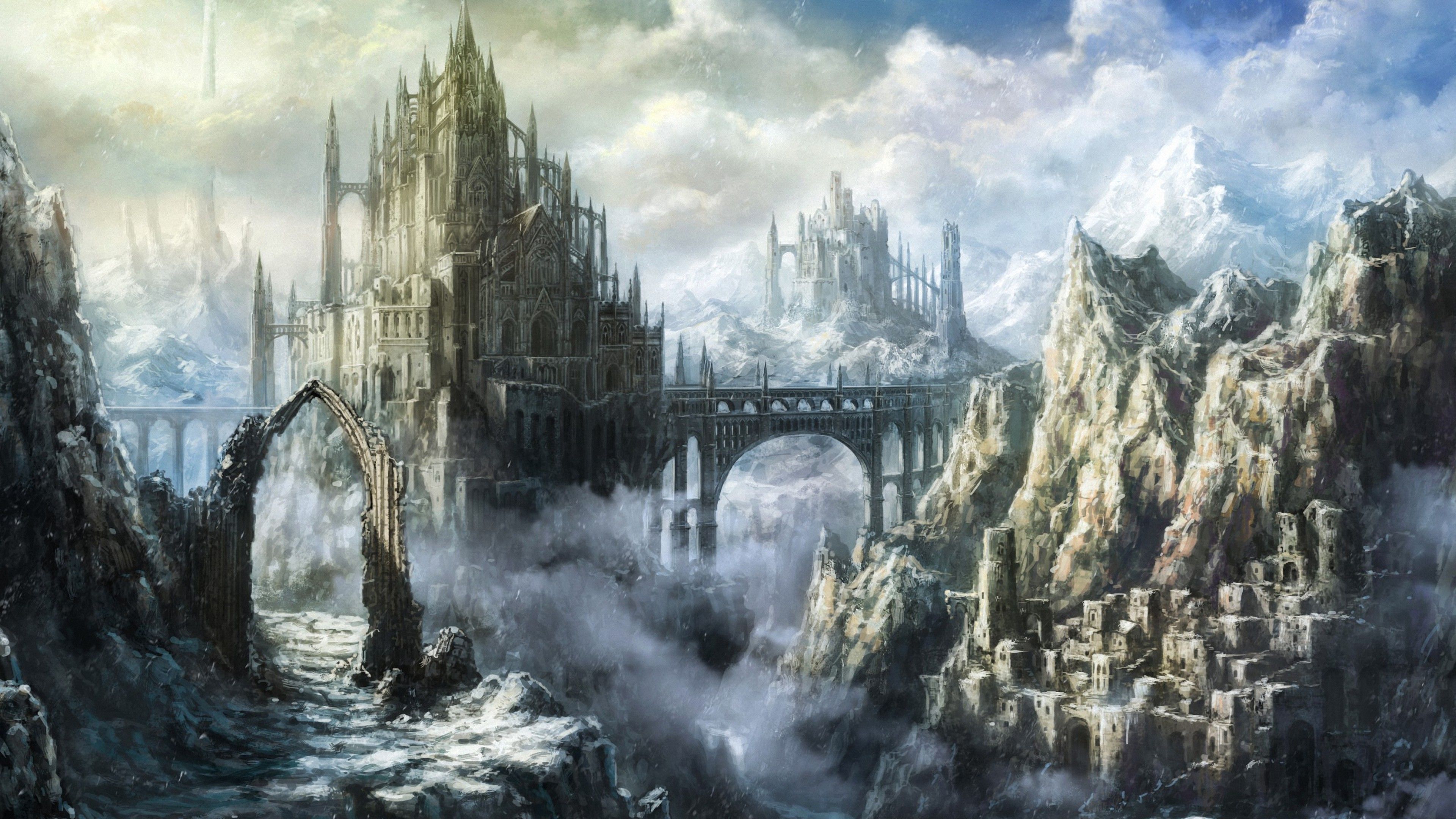 Epic Fantasy Castle Wallpapers