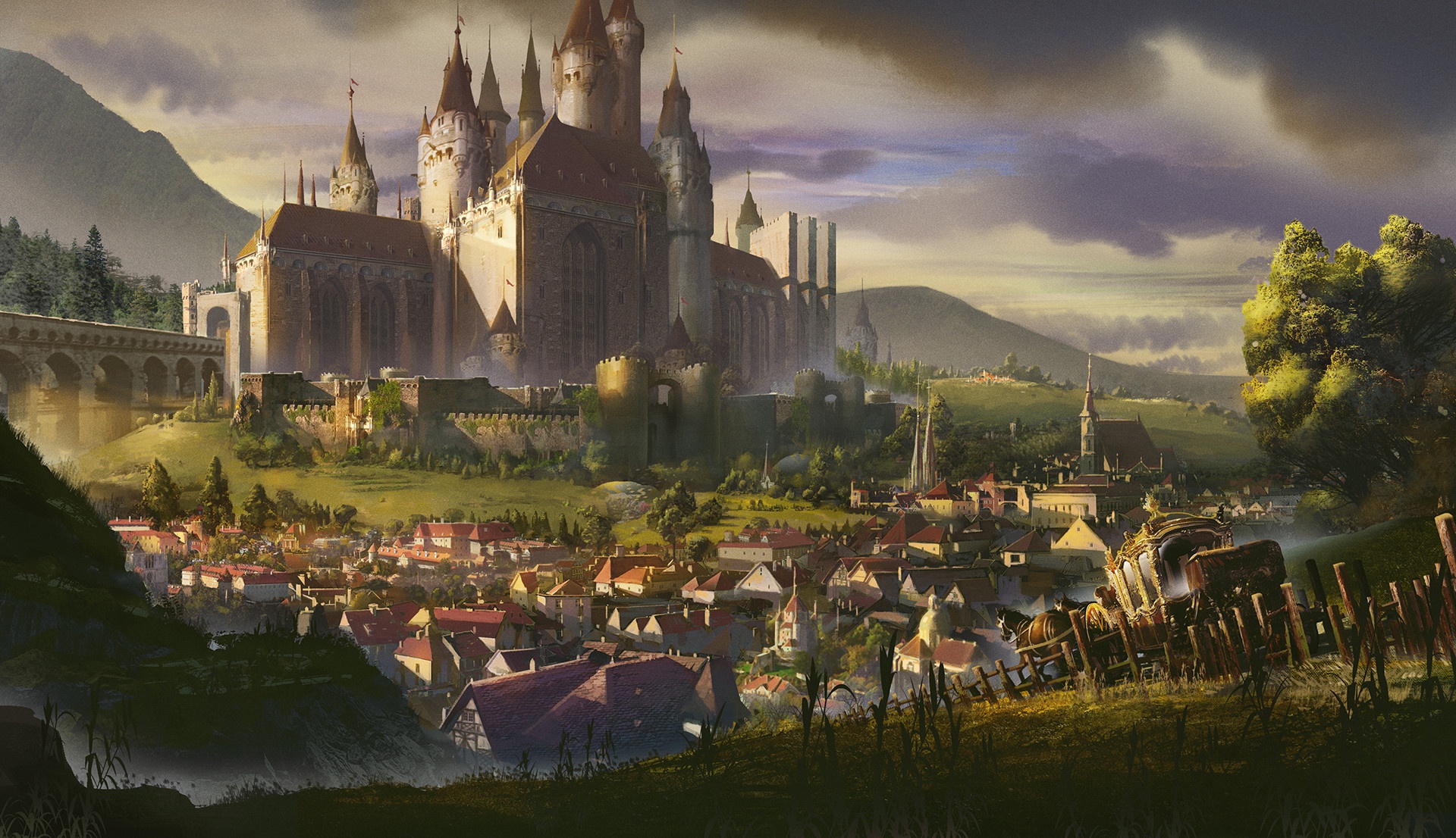 Epic Fantasy Castle Wallpapers