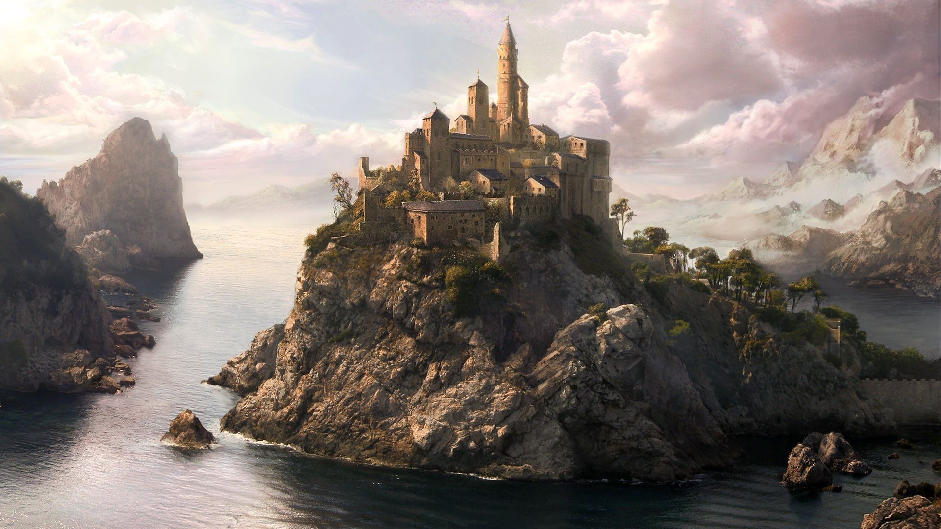 Epic Fantasy Castle Wallpapers