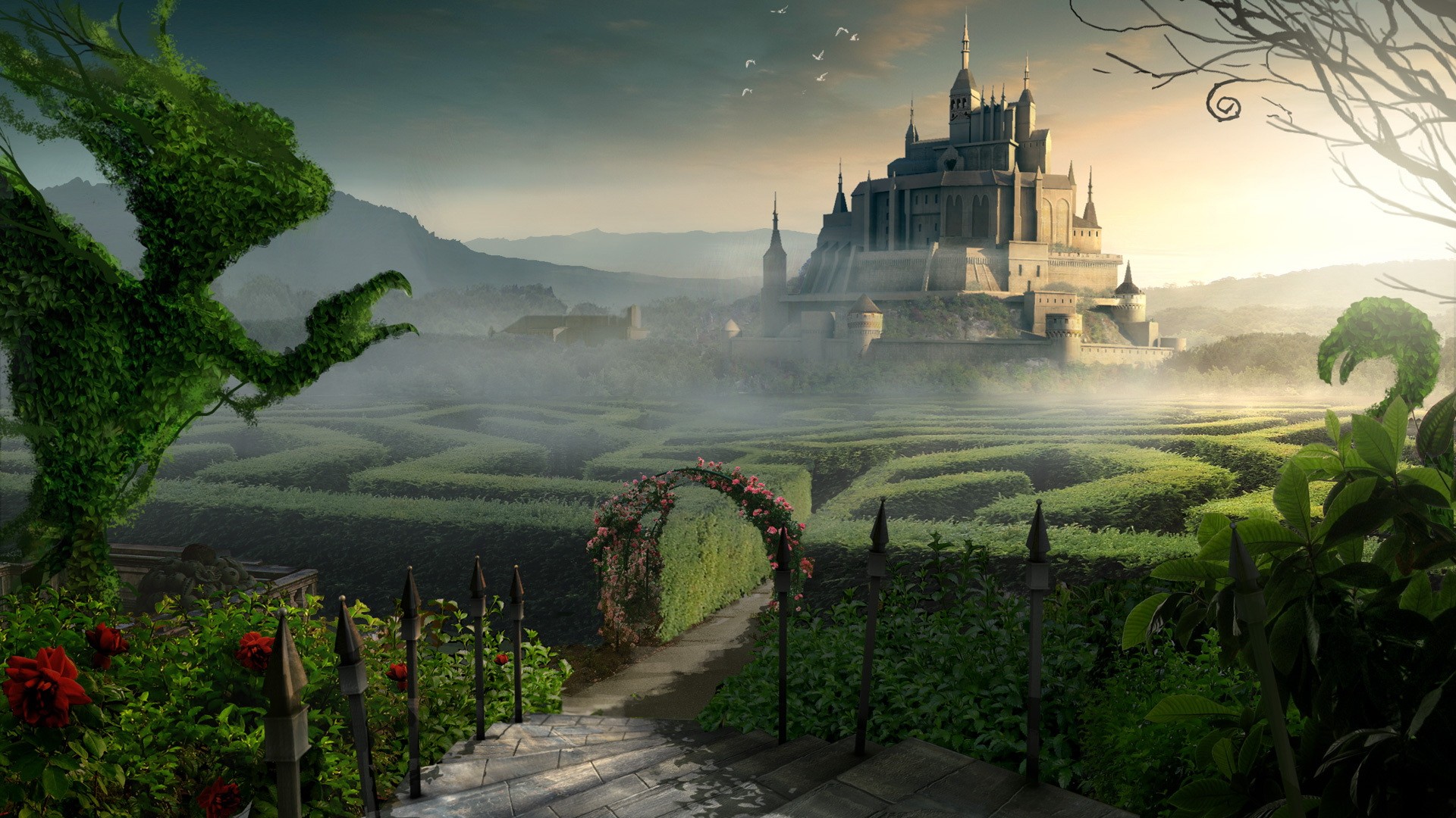 Epic Fantasy Castle Wallpapers