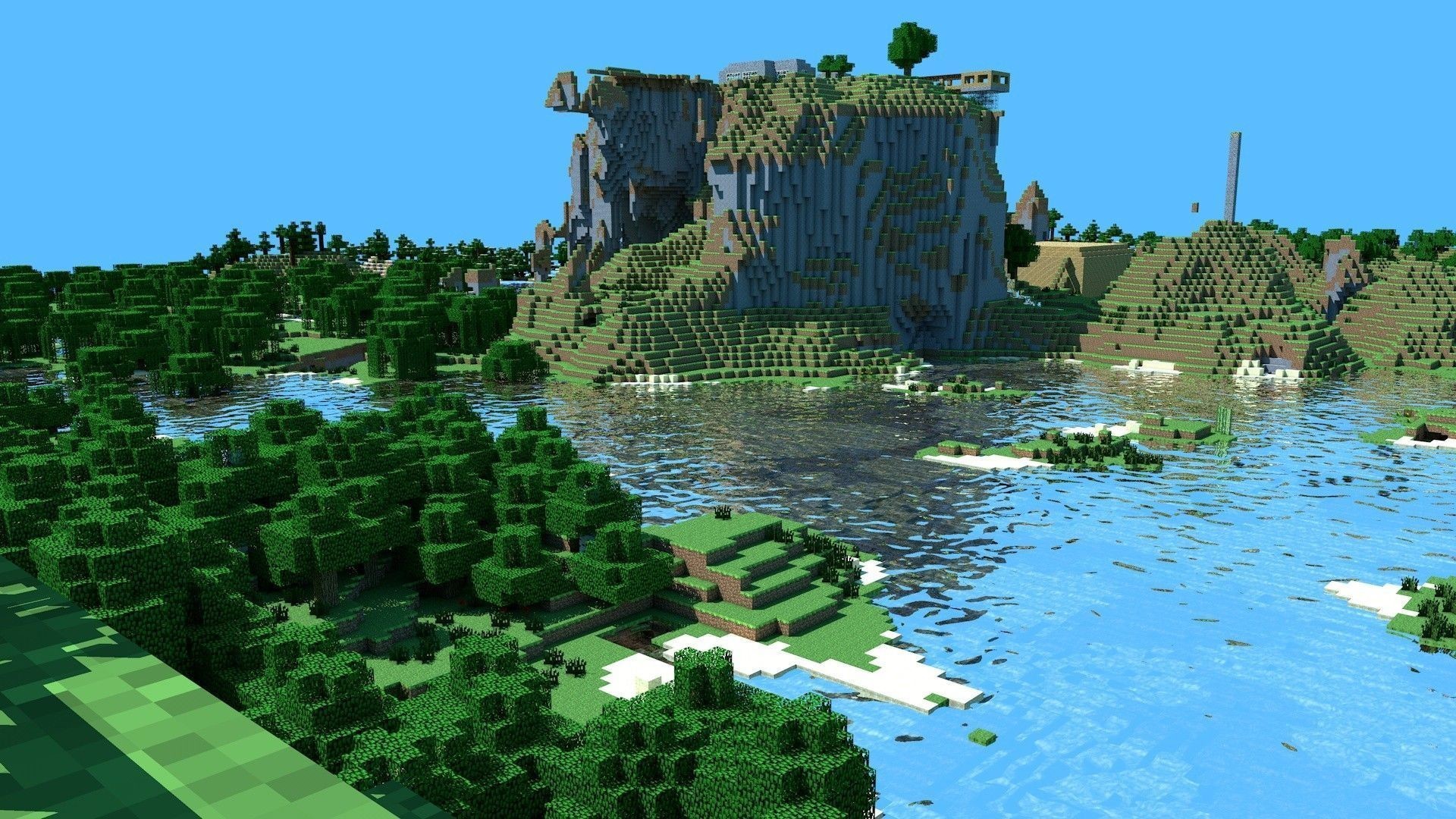 Epic Minecraft Background