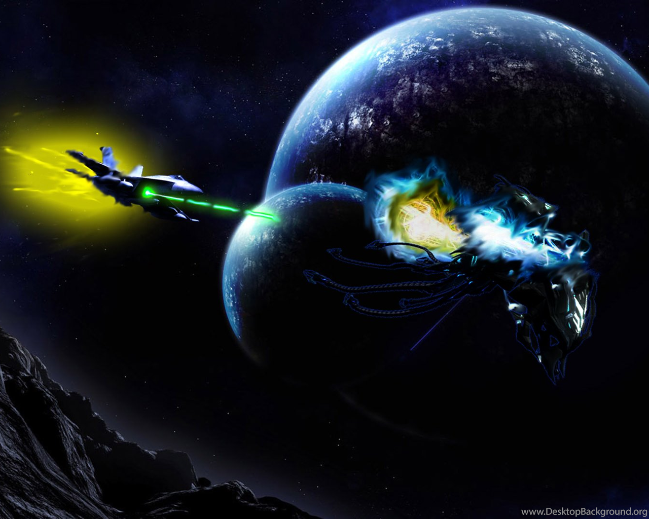 Epic Space Battle Wallpapers