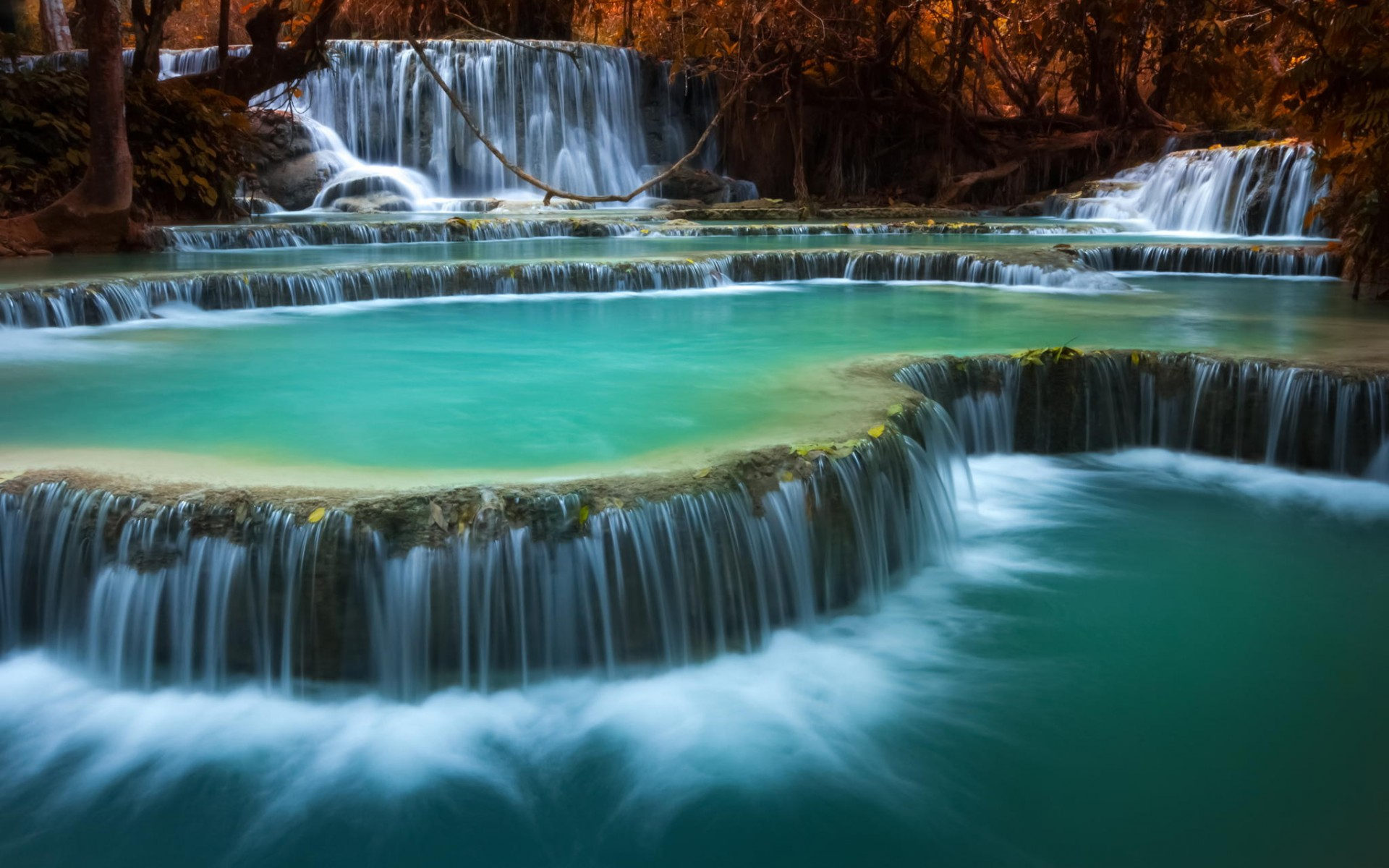 Erawan Waterfall Wallpapers