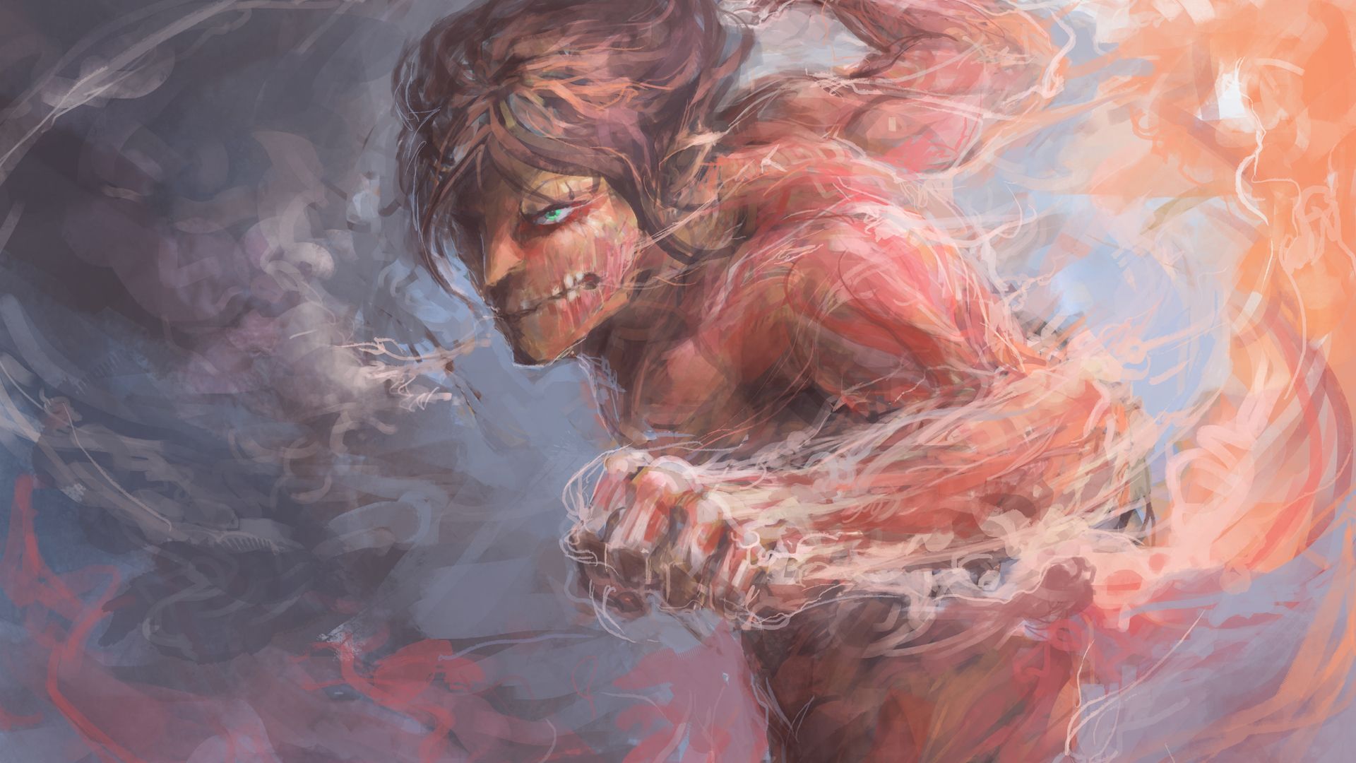 Eren Yeager Anime Art 4K Wallpapers