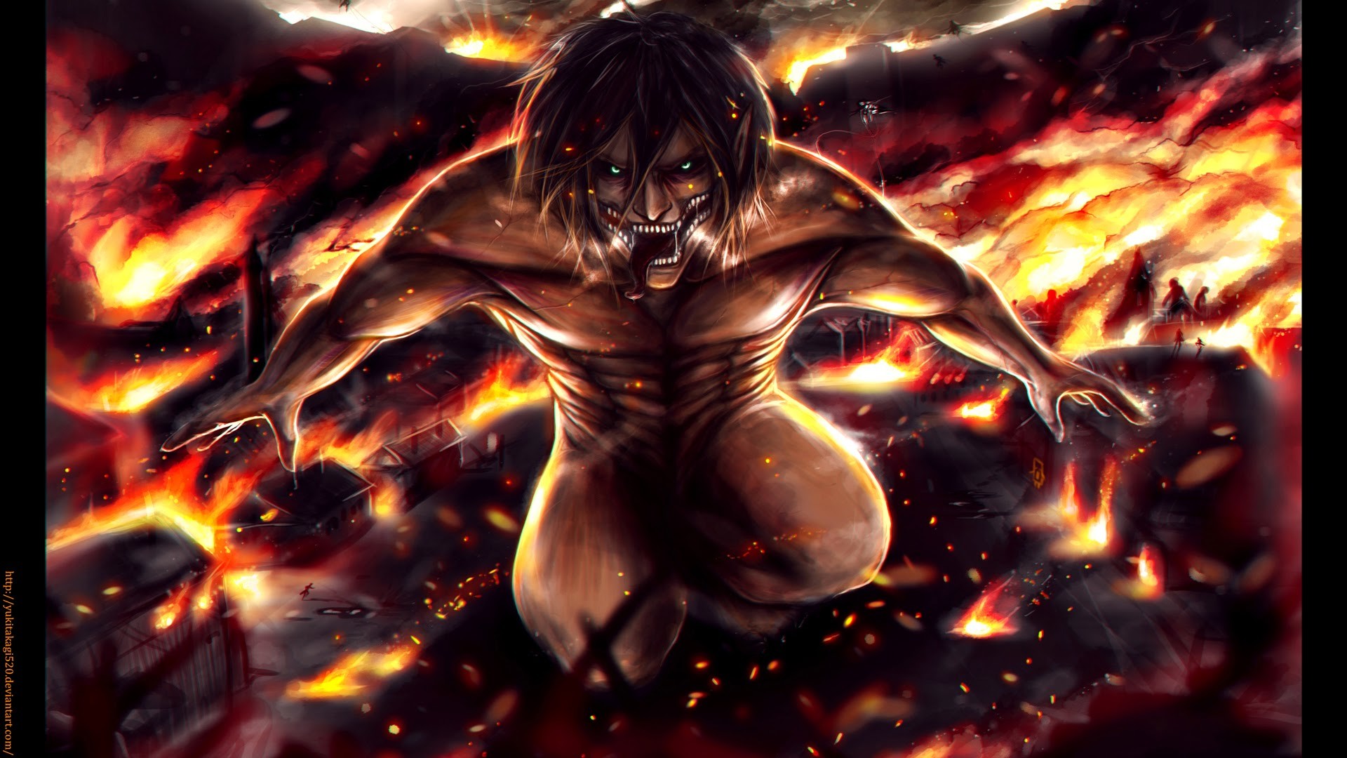 Eren Yeager Cool Attack On Titan Wallpapers