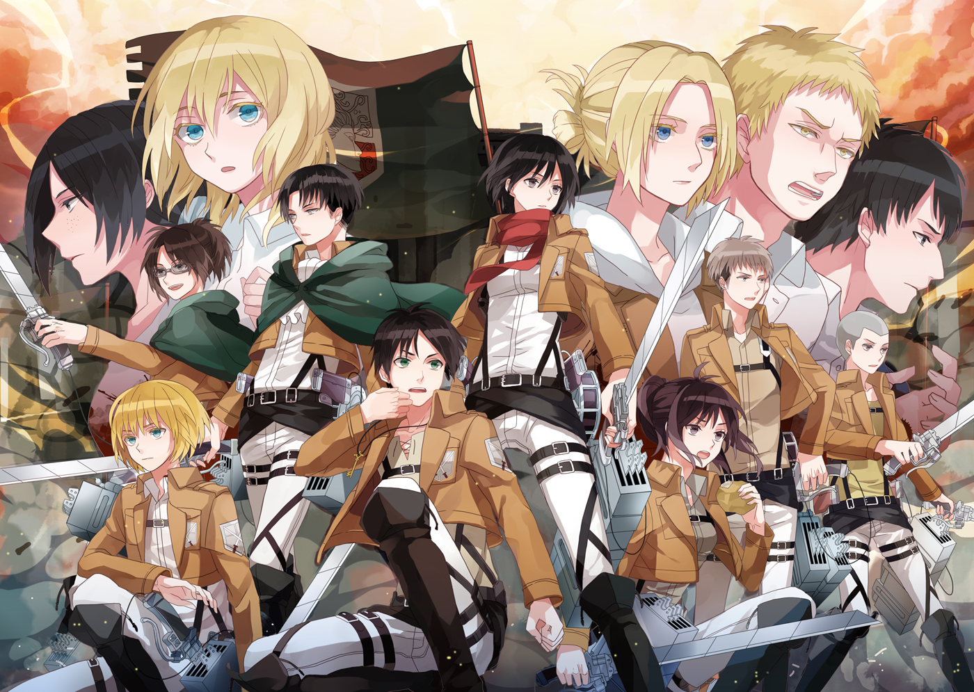 Eren Yeager Historia Reiss Aot Wallpapers